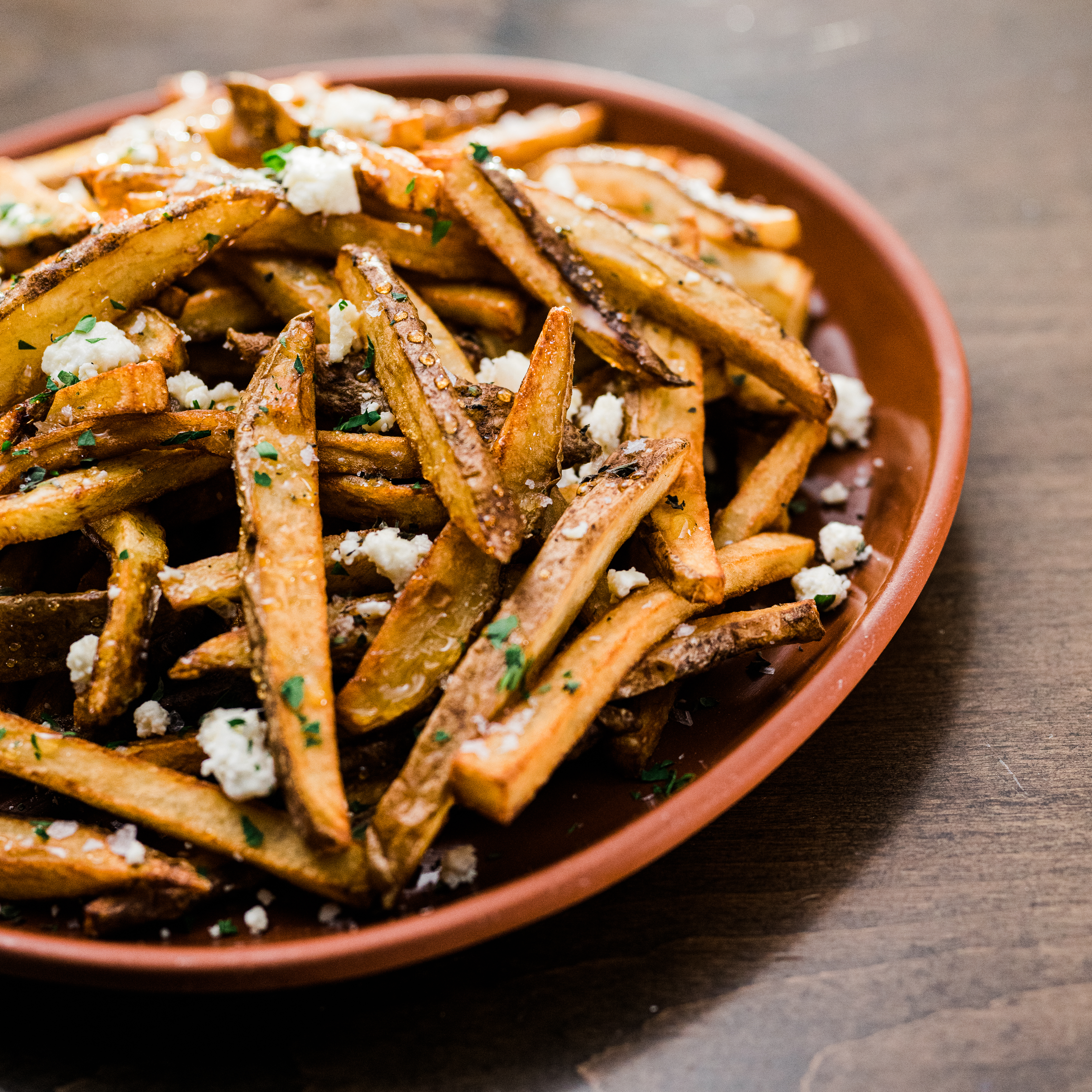 Abner & Amanda's Fries with Feta