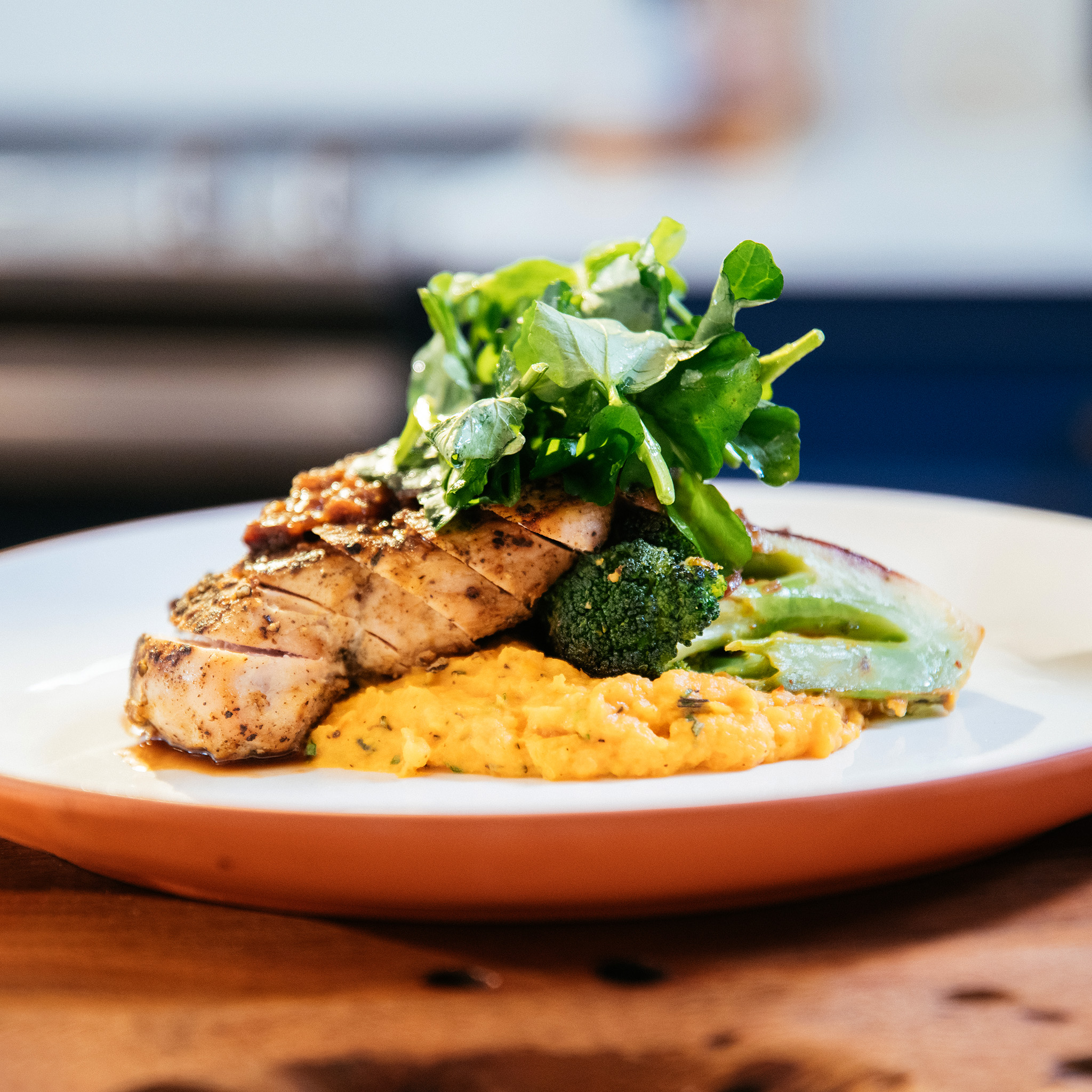 Charles Hunter III's Peppercorn Chicken with Fig Sauce