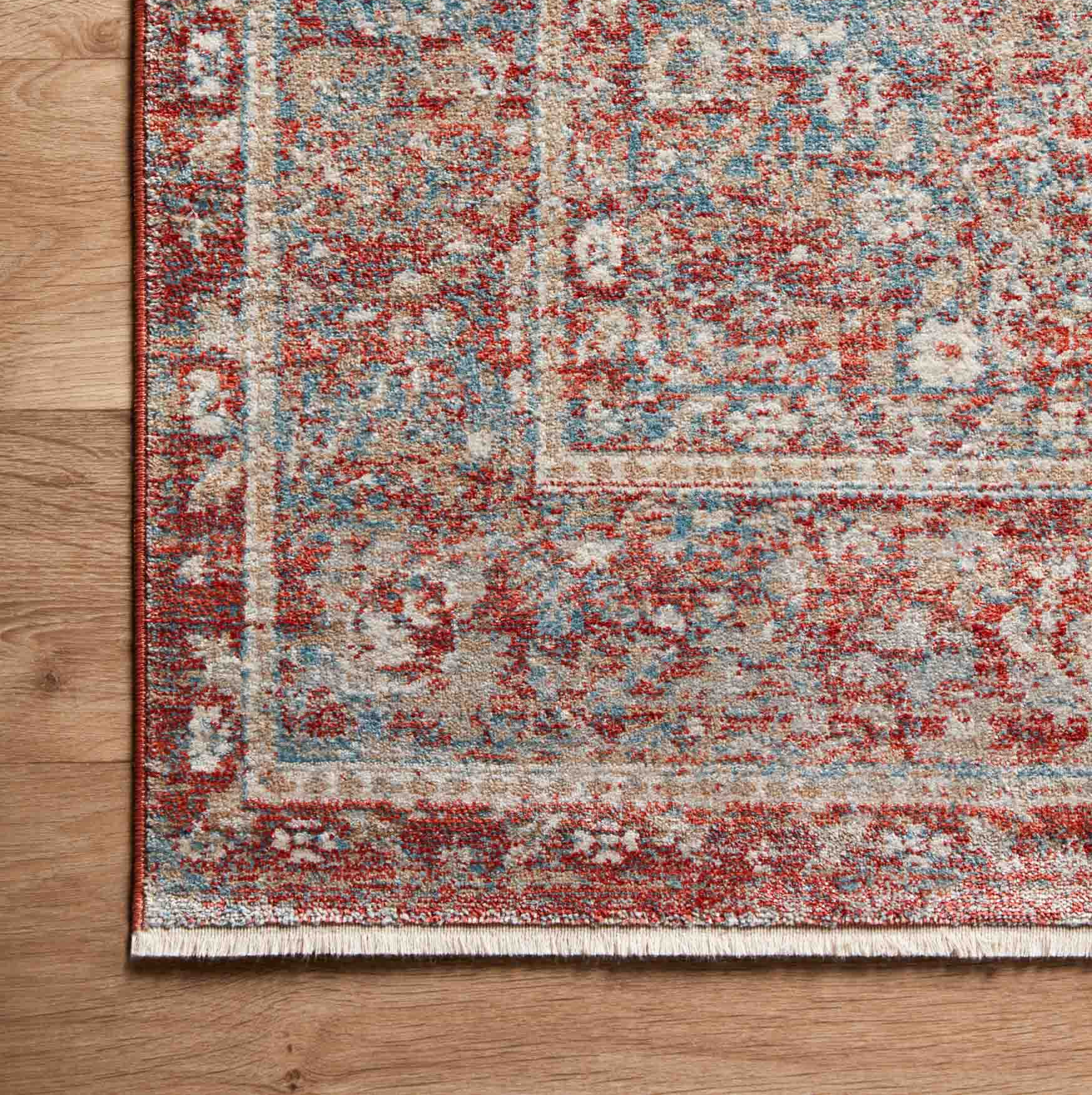 red rugs tile
