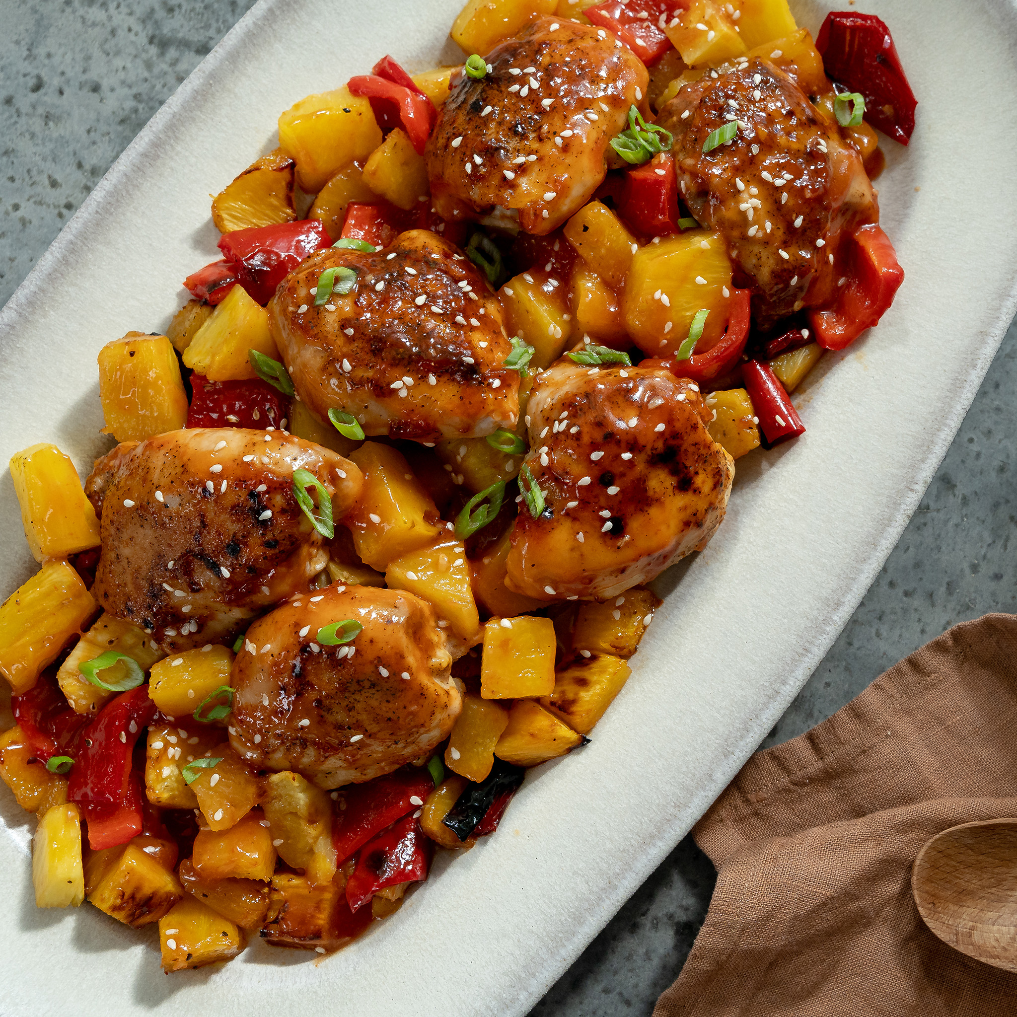 Joanna Gaines's Honey Garlic Chicken with Pineapple