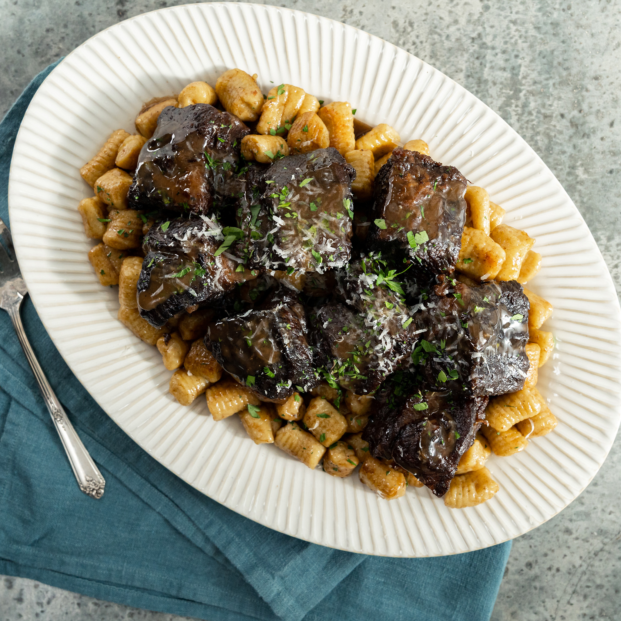 Joanna Gaines's Braised Short Rib with Homemade Gnocchi