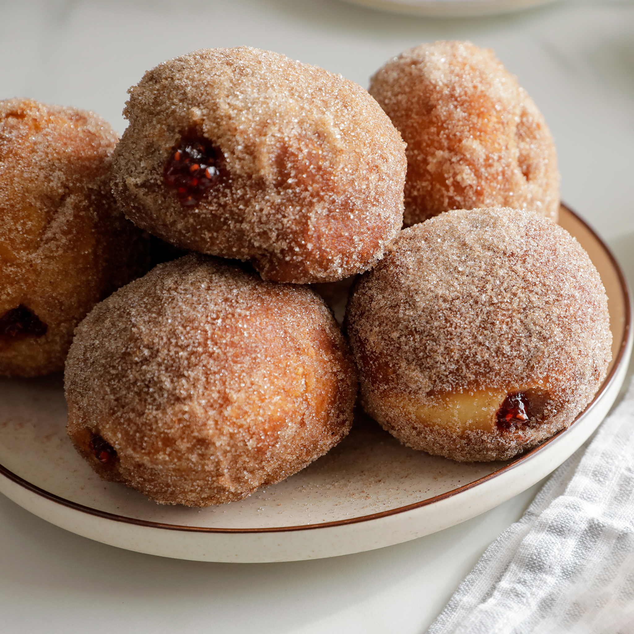 Zoe Francois' Sufganiyot, Jelly-Filled Doughnuts