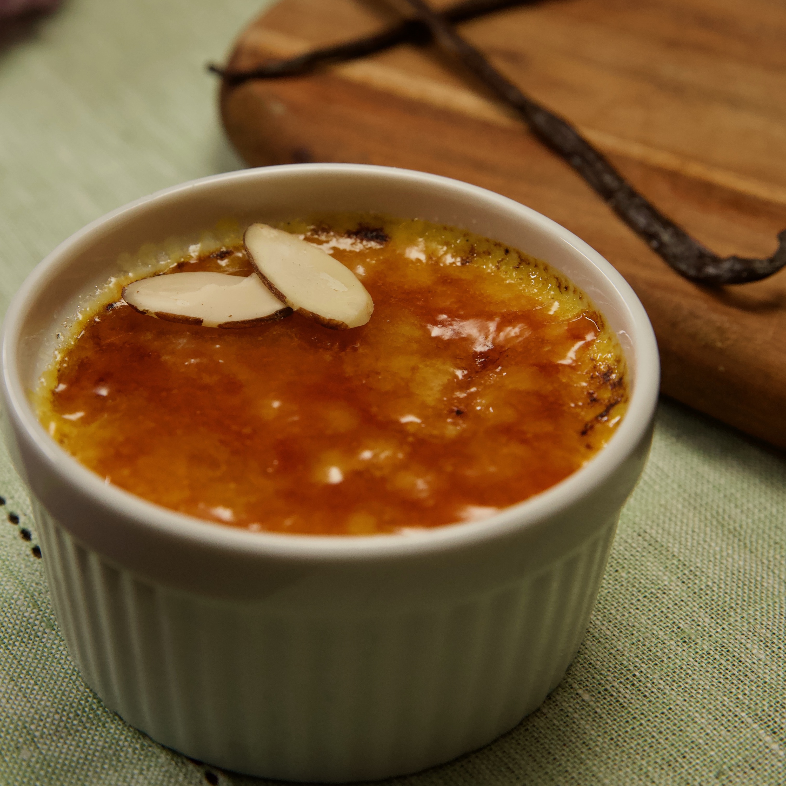 Elizabeth Poett's Almond Creme Brulee