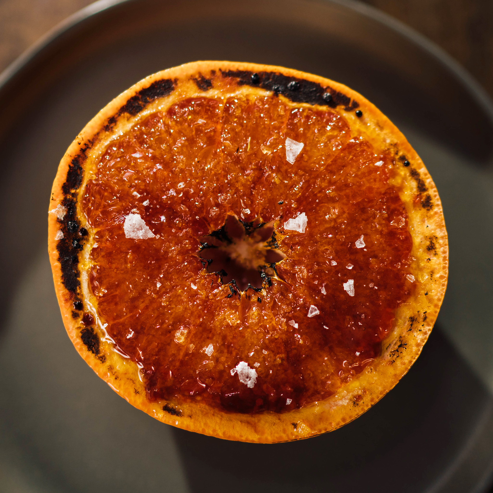 Abner & Amanda's Bruleed Grapefruit