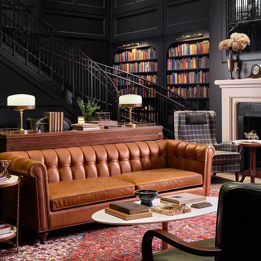 The library room at Hotel 1928