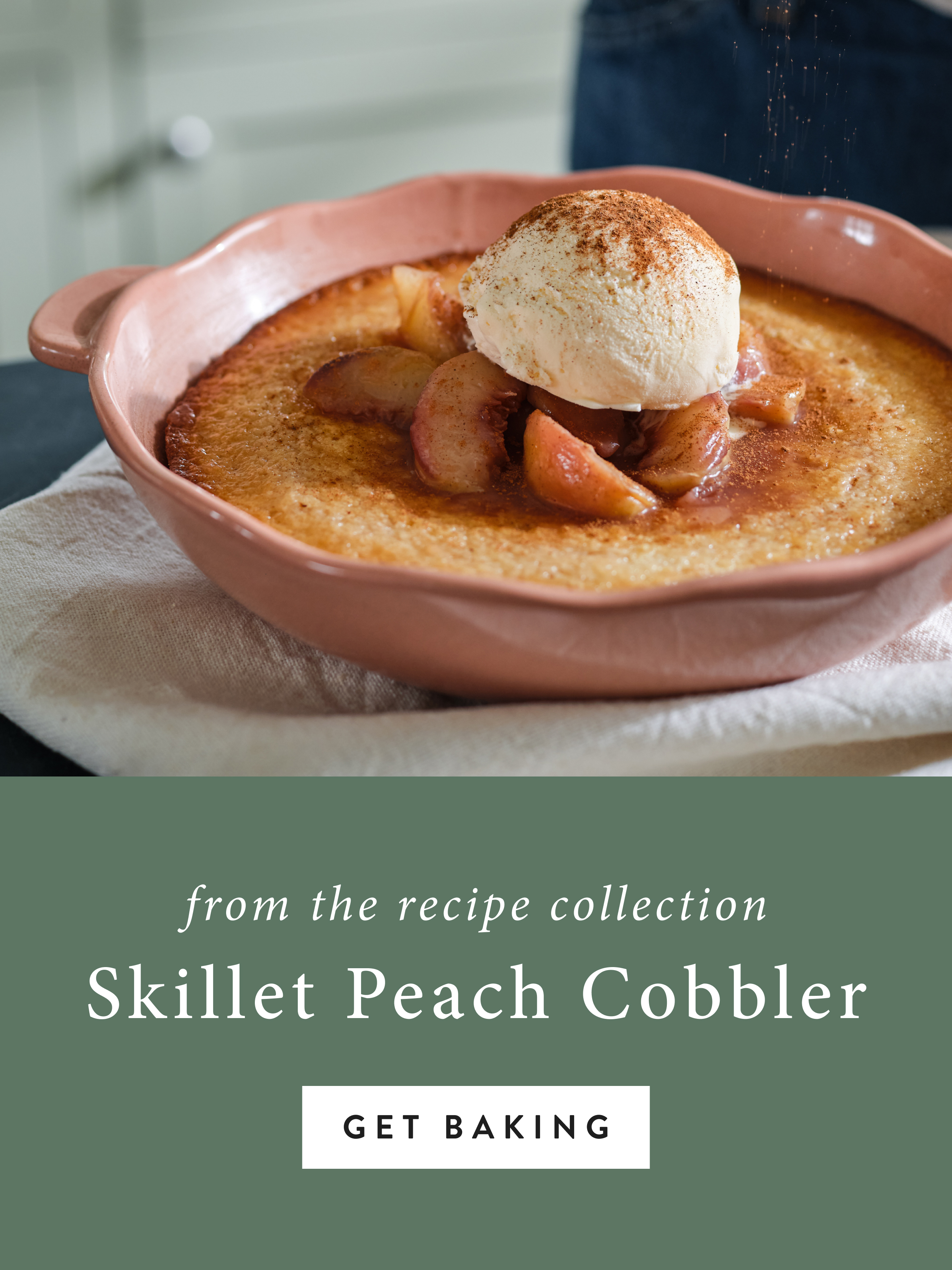 peach cobbler