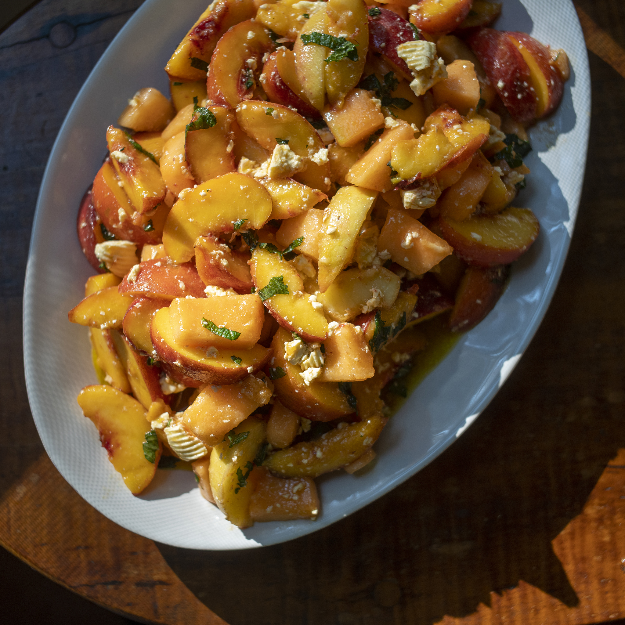 Katie Button's Summer Peach and Melon Salad