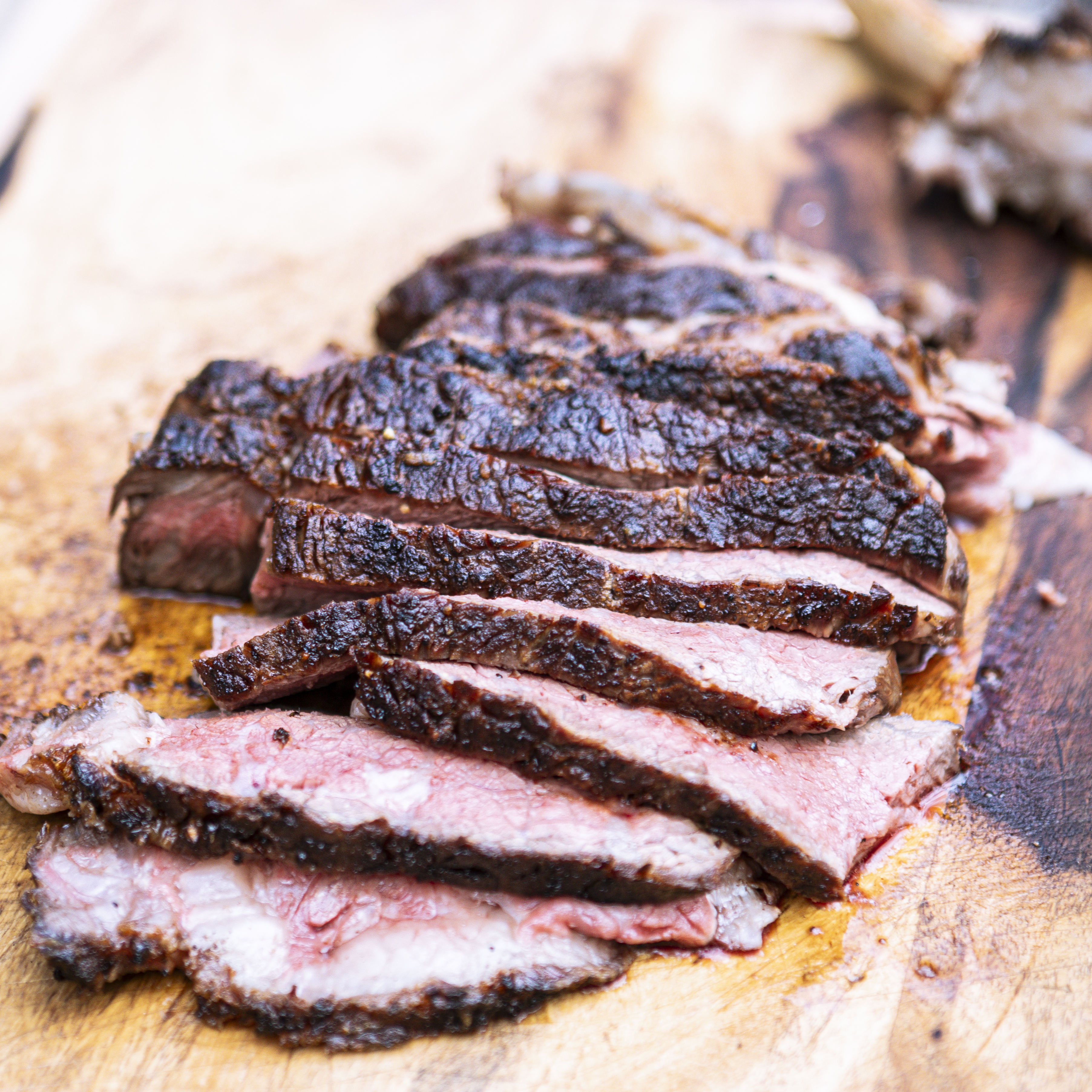 Annie Starke's Grilled Cowboy Steak with Red Chimichurri Inspired Sauce 