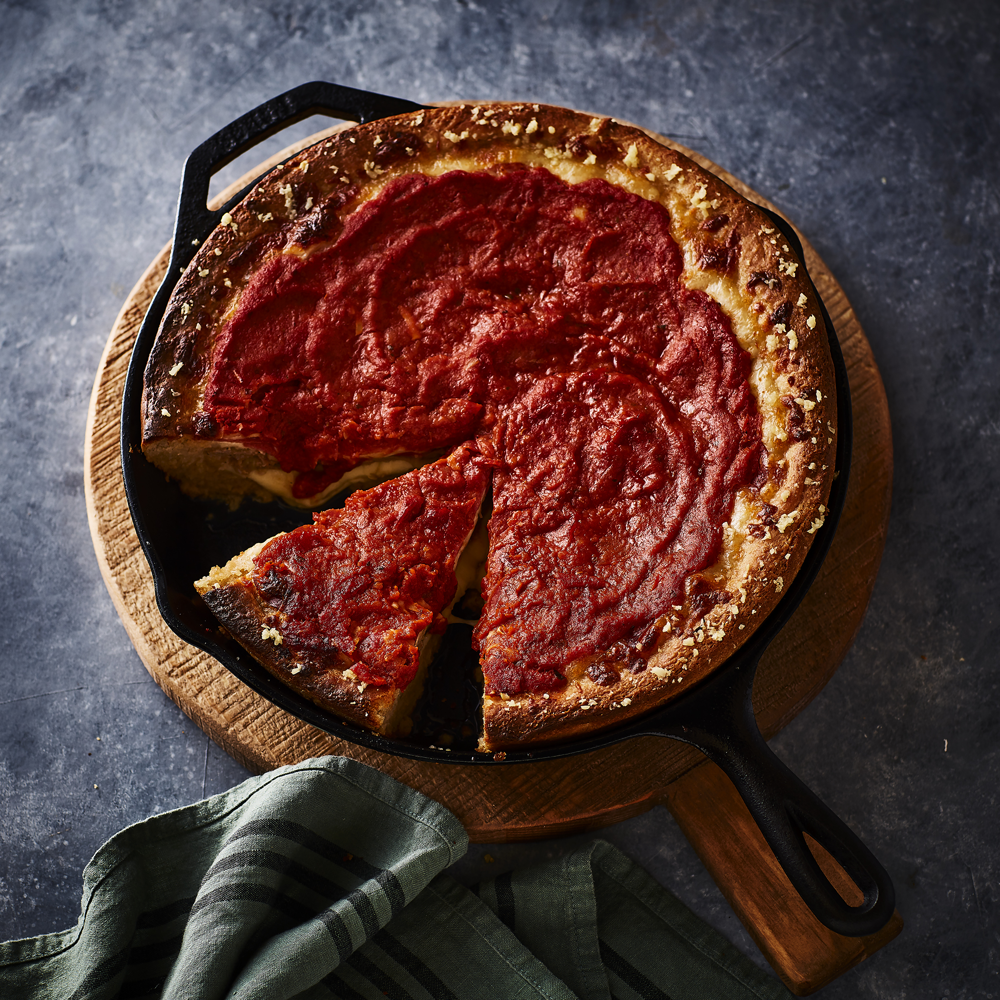 The Artisans Kitchen Deep Dish Pizza