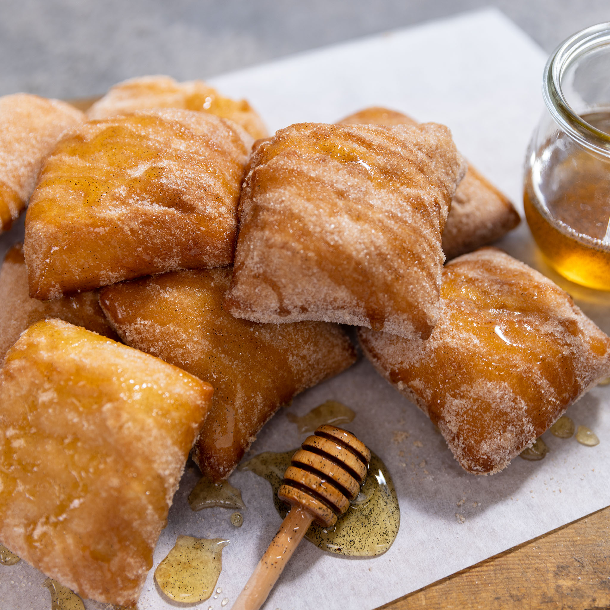 Joanna Gaines' Sopapilla Beignet with Vanilla Sauce