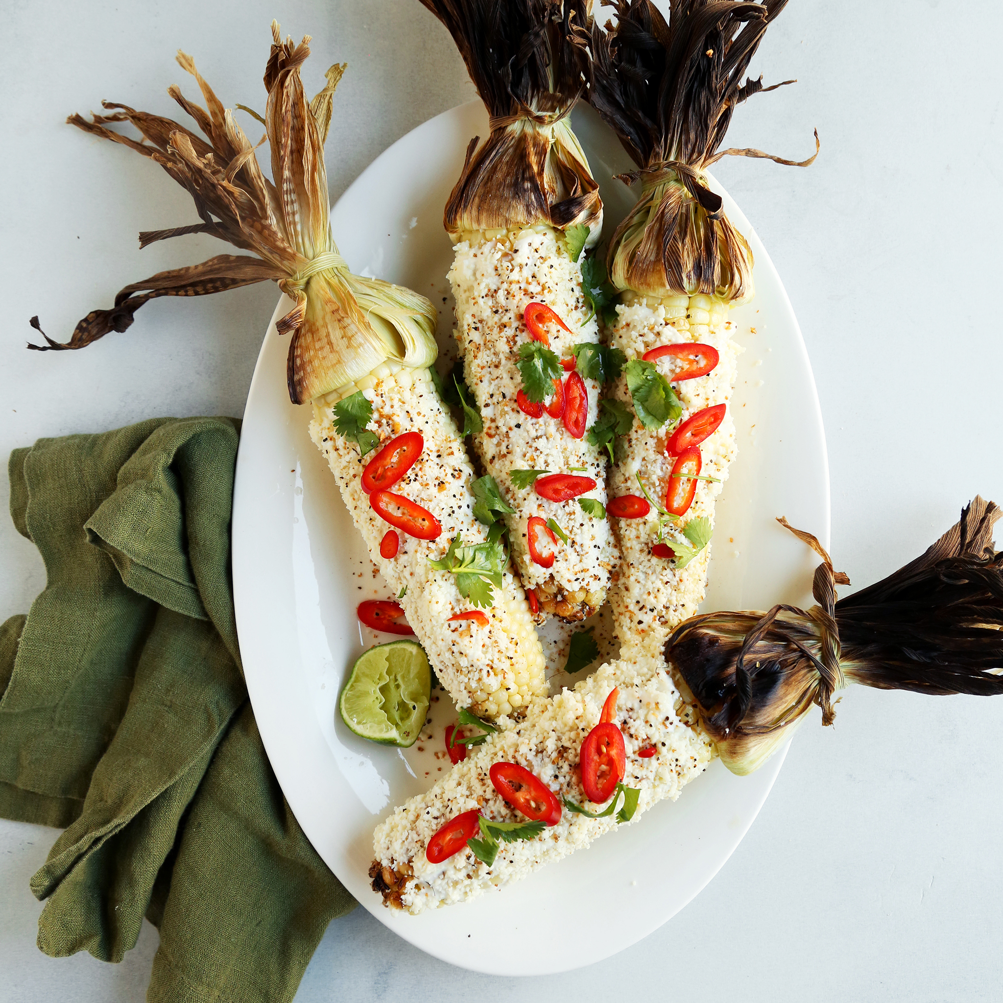 Family Dinner Street Corn