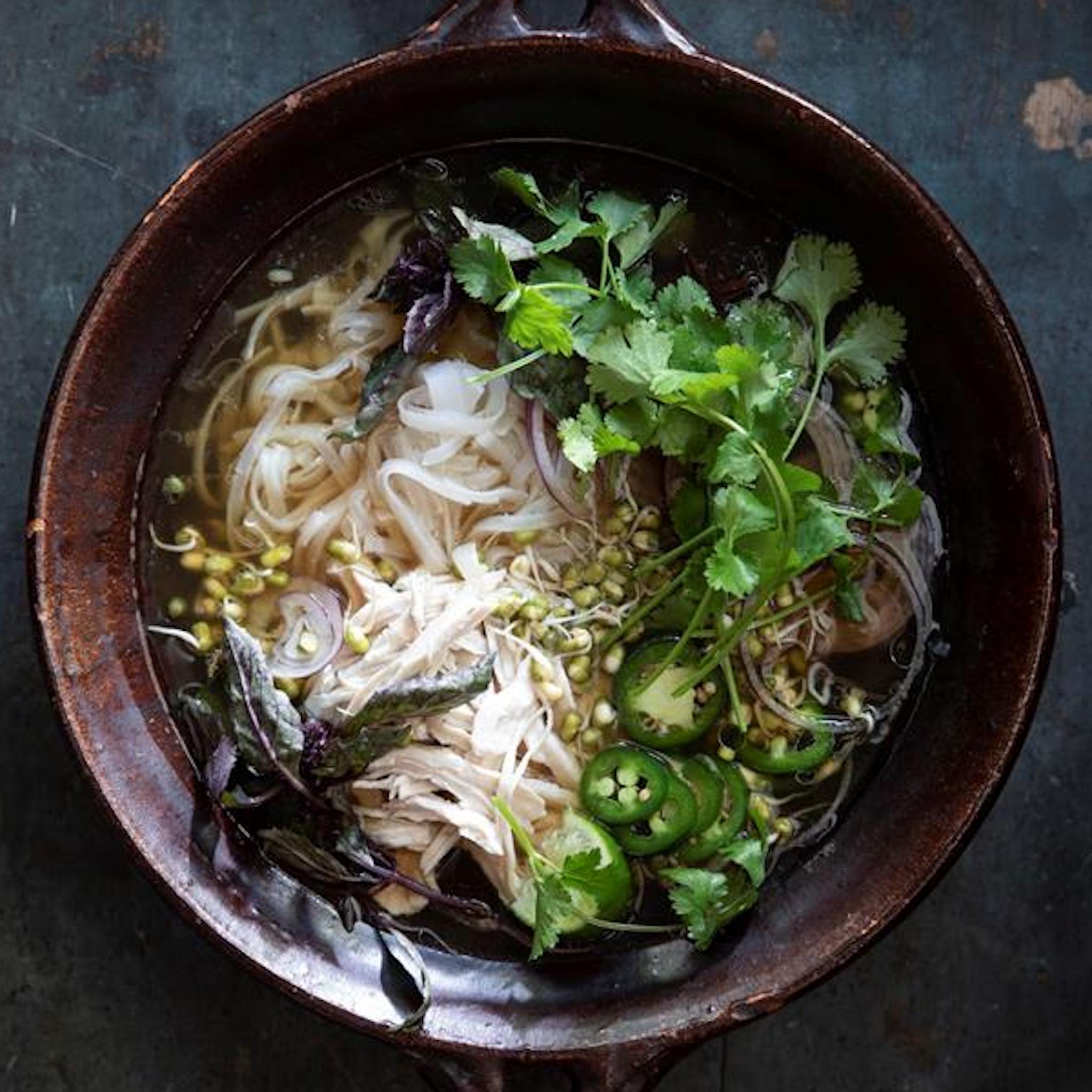 Chicken Pho from Magnolia Table, Volume 3. 