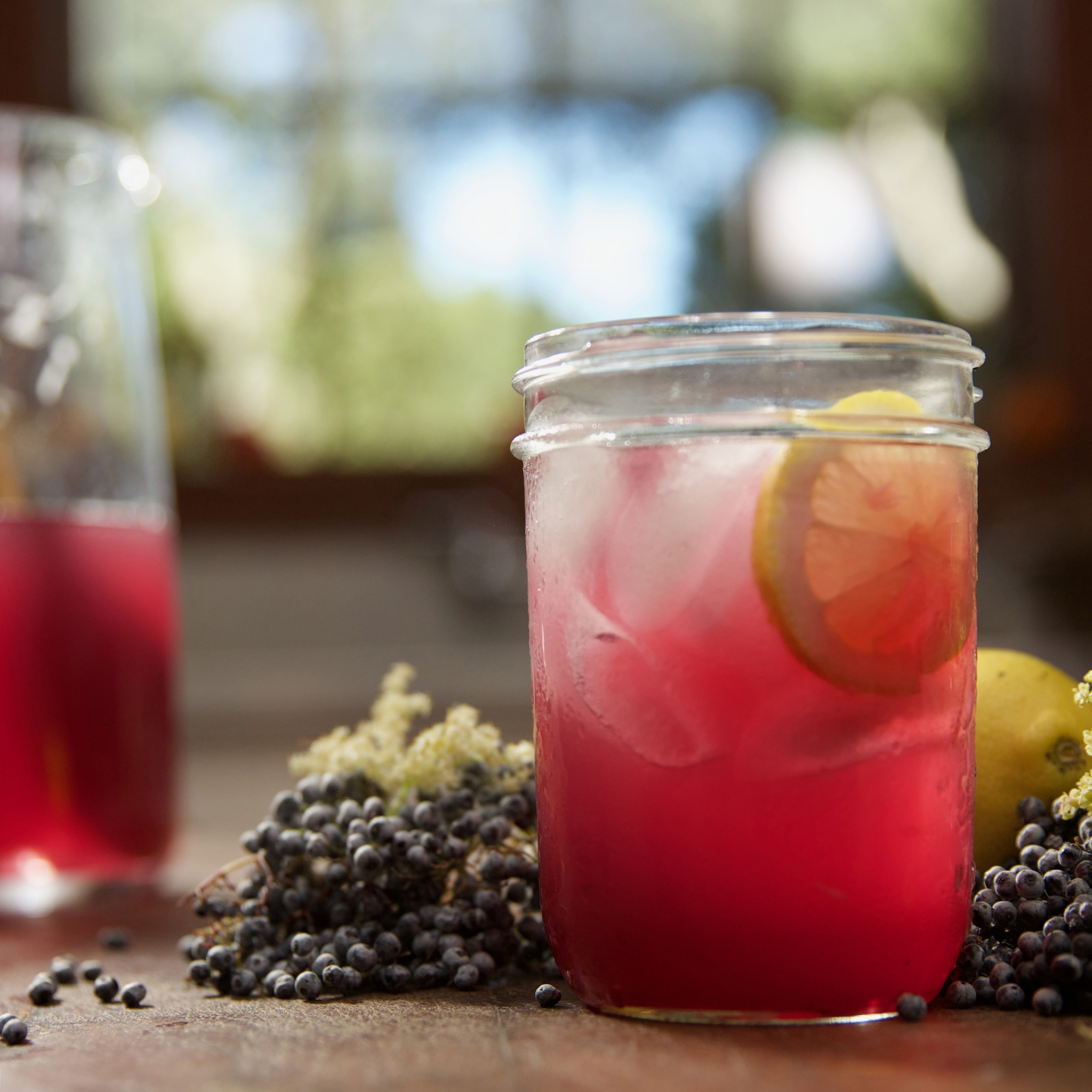 Elizabeth Poett's Elderberry Spritzer (Non-Alcoholic)