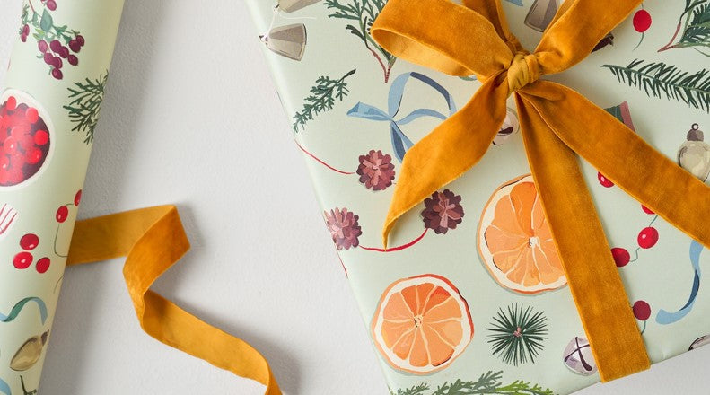 Shop wrapping paper and ribbon