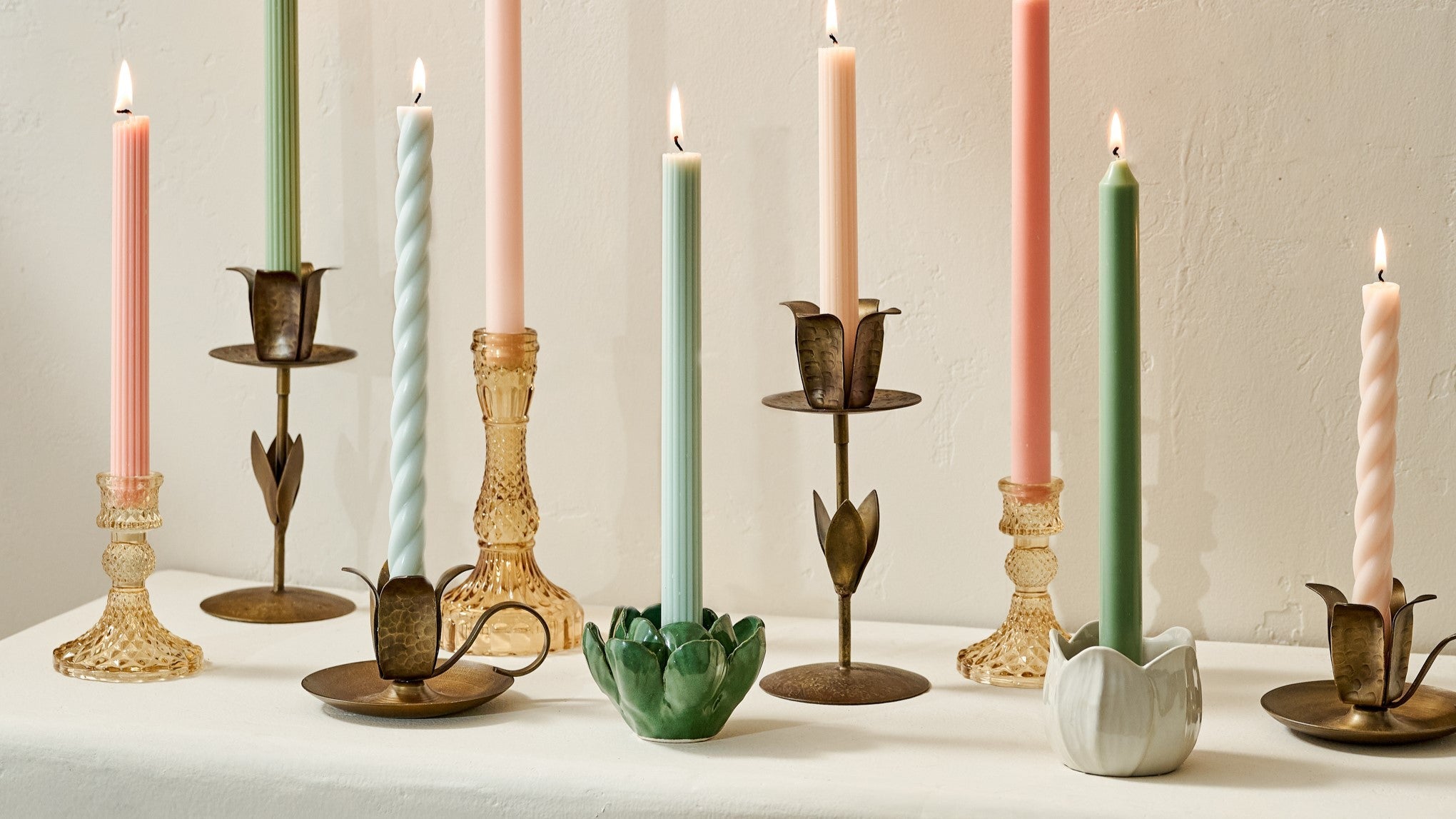 shop candlesticks and taper holders