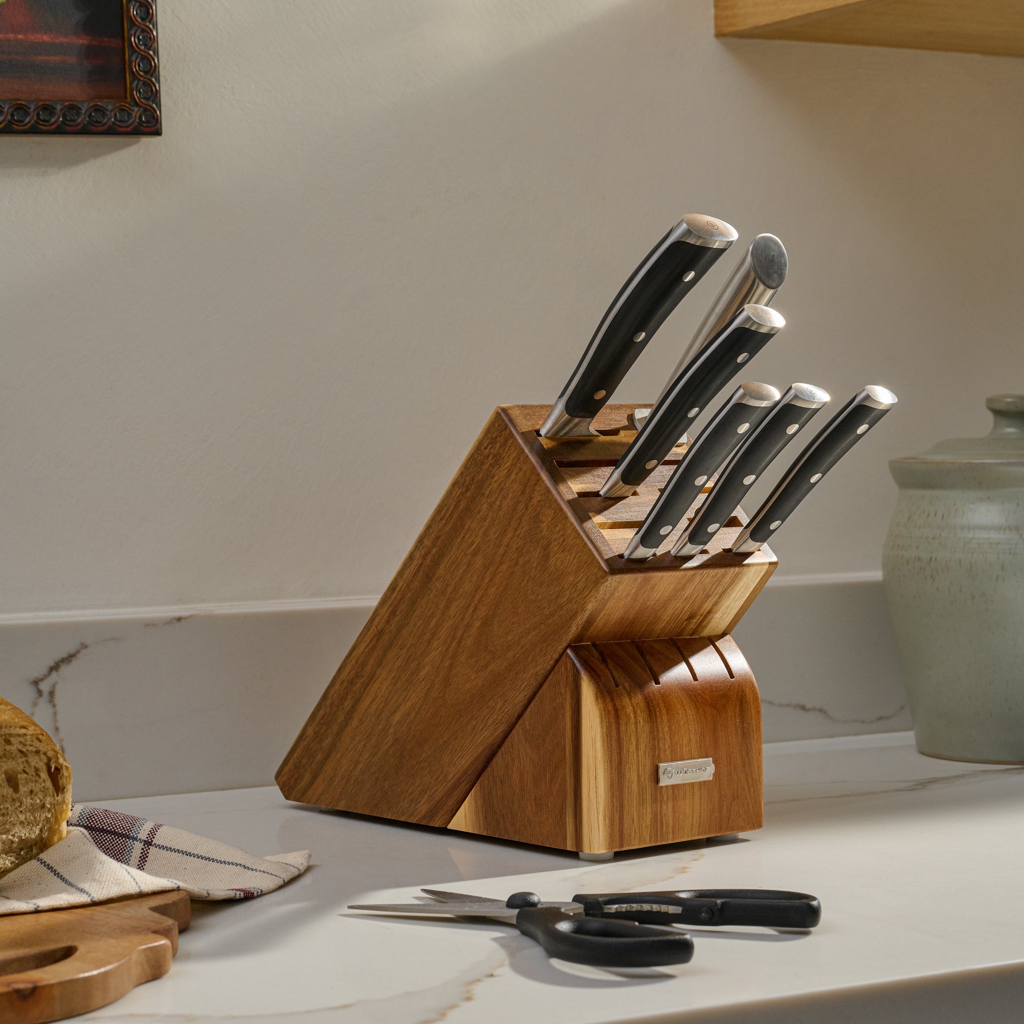 Wusthof Classic Ikon 8pc Knife Block Set 