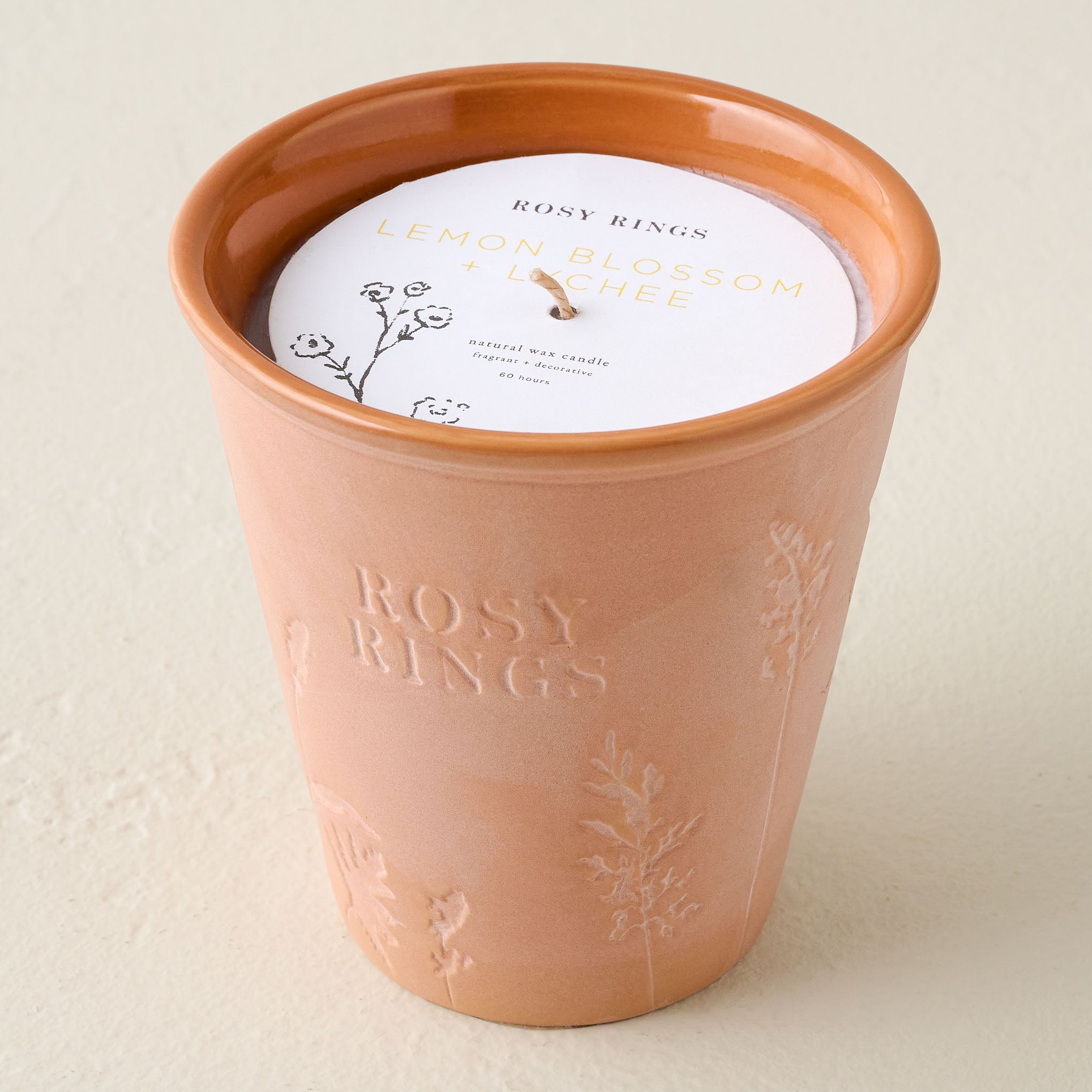 Lemon Blossom + Lychee Garden Pot Candle