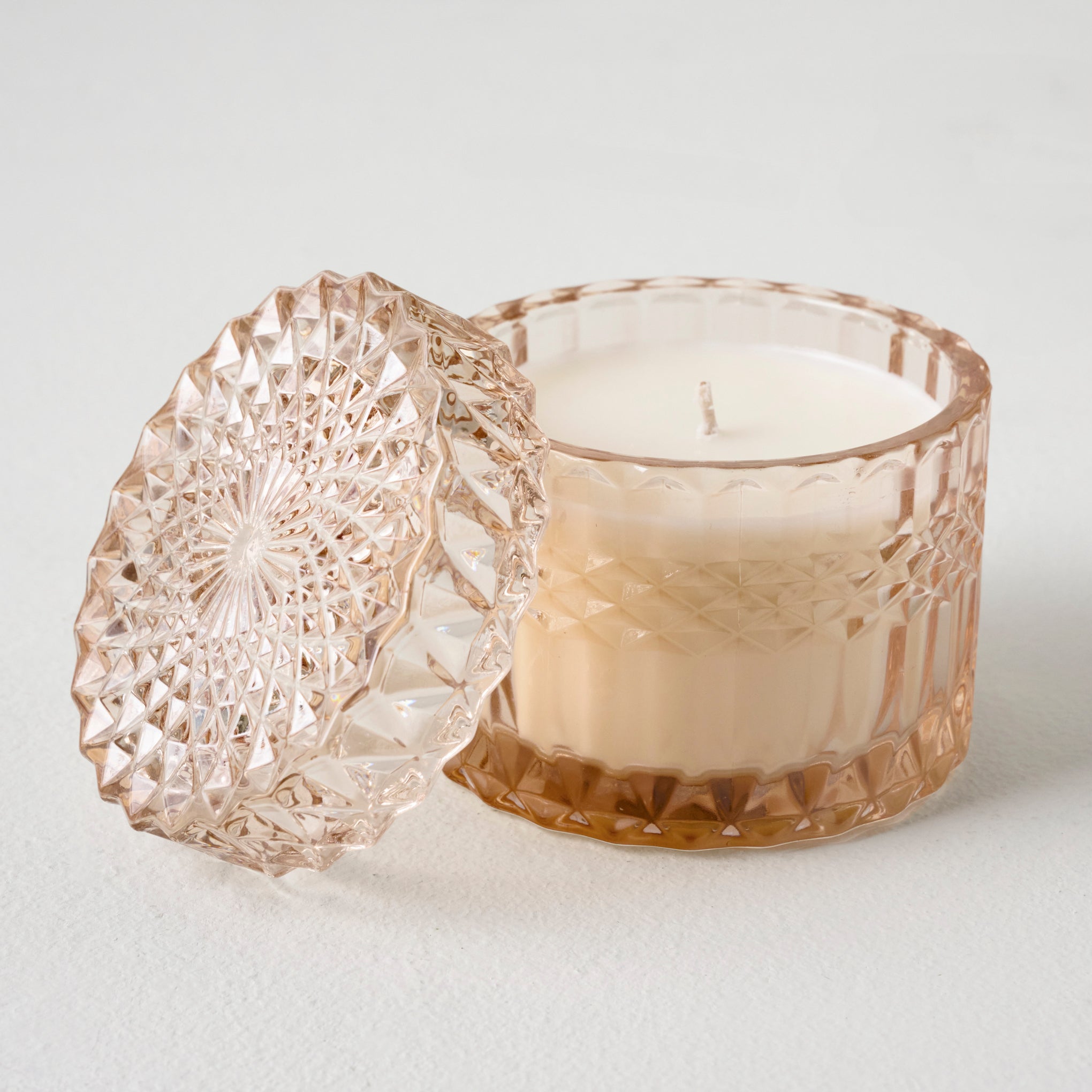 Magnolia Morning Light Glass Candle $28.00