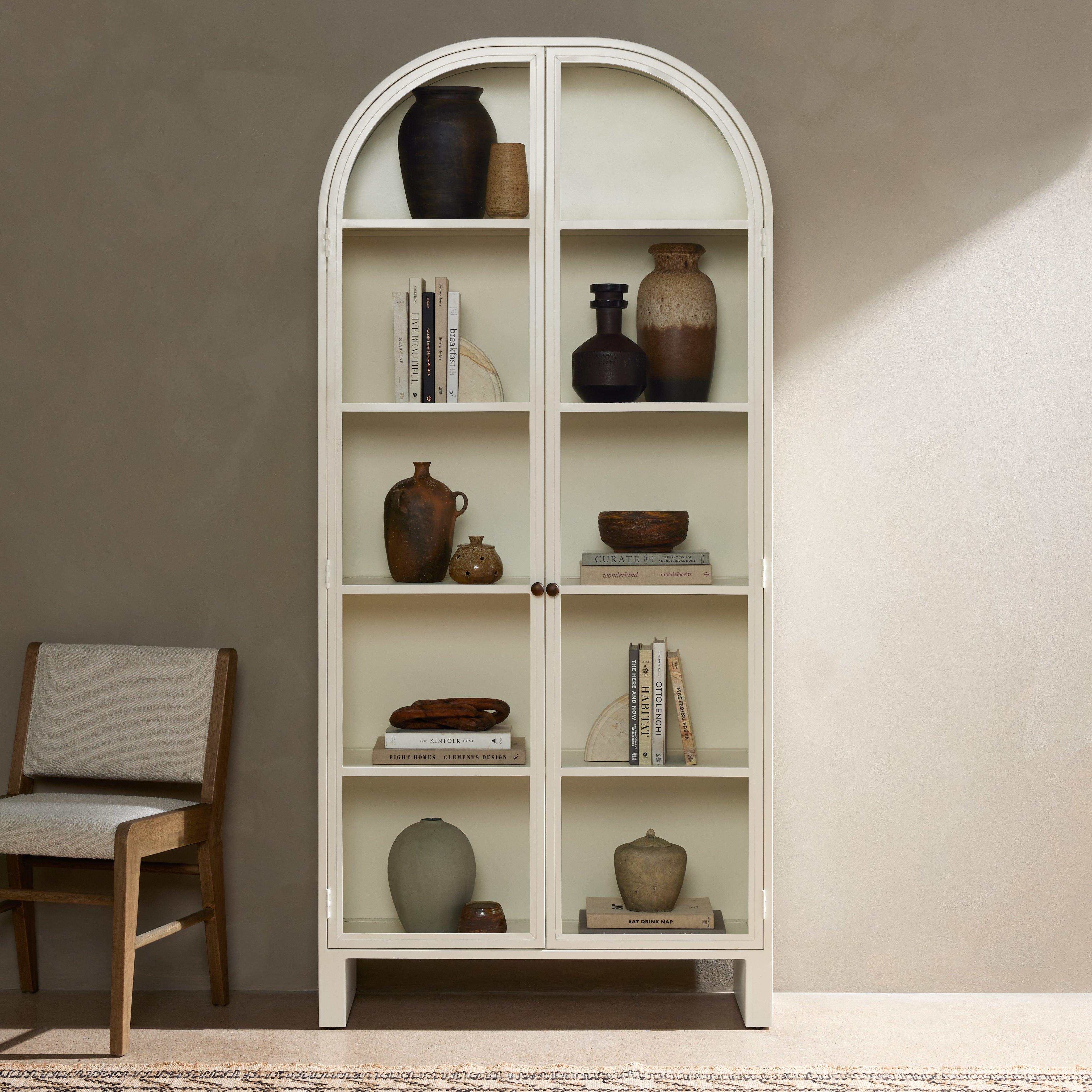 Elise Cabinet shown styled $2199.00