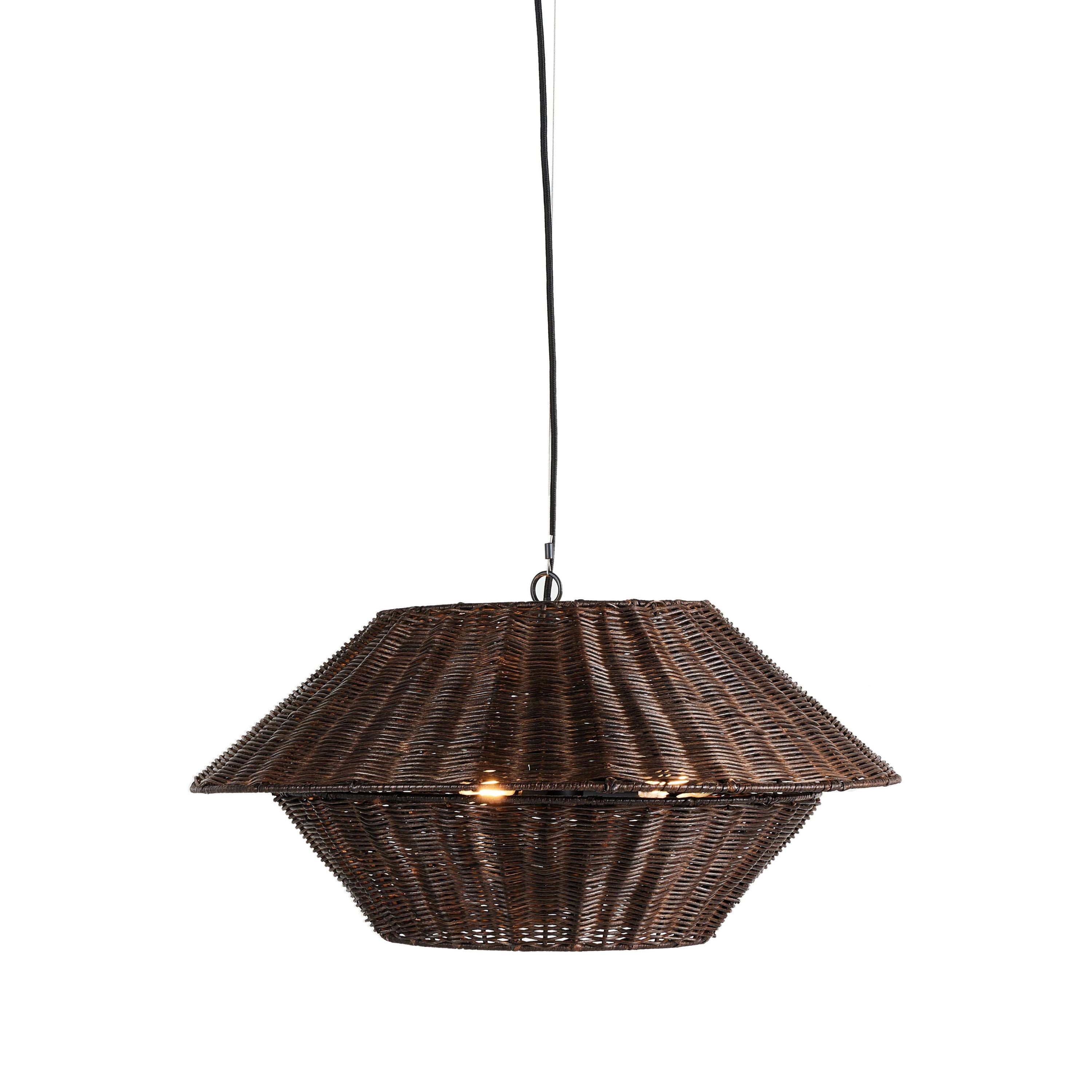 Josephine Pendant shown with light on $849.00