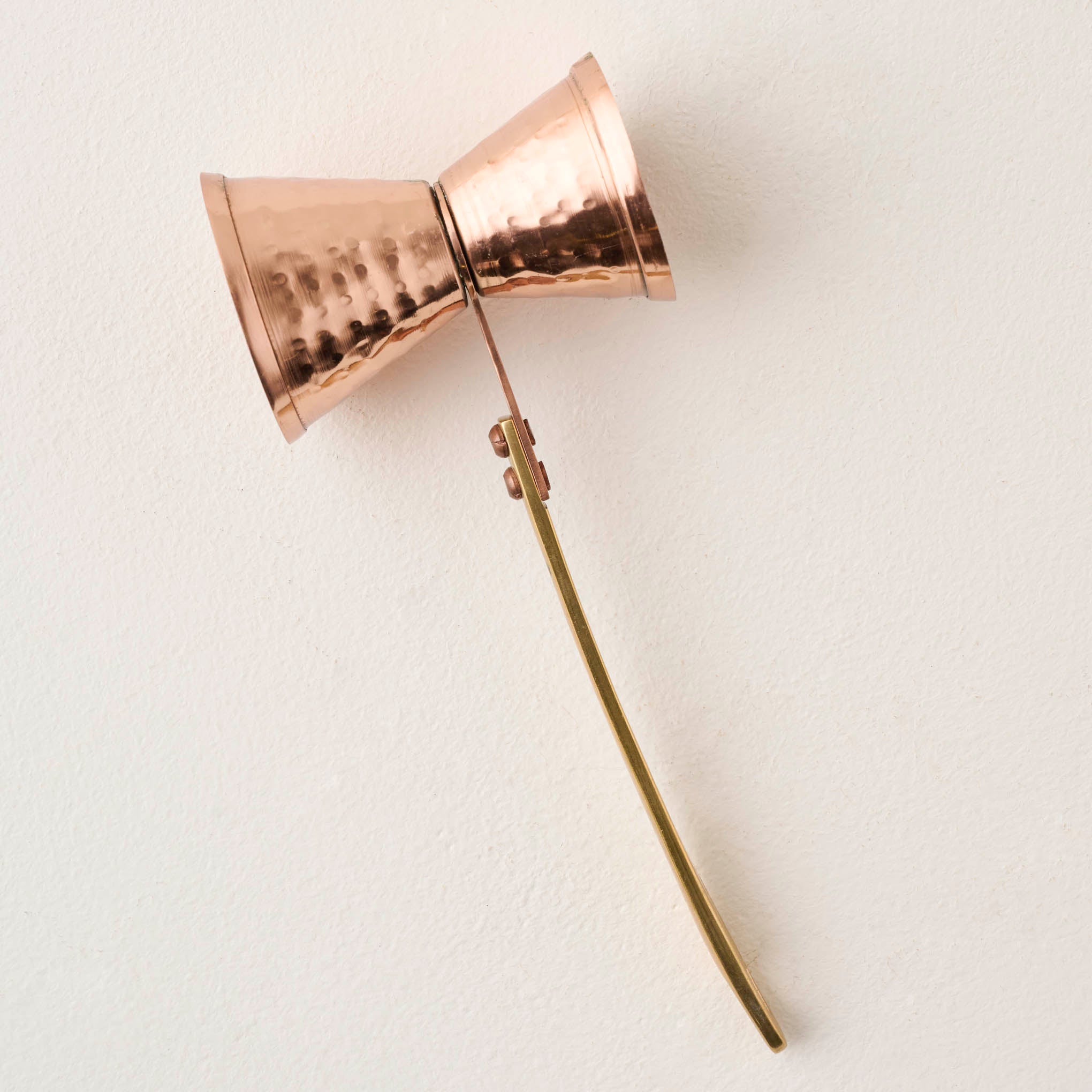 Hammered Copper and Gold Jigger On sale for $19.99, discounted from $30.00