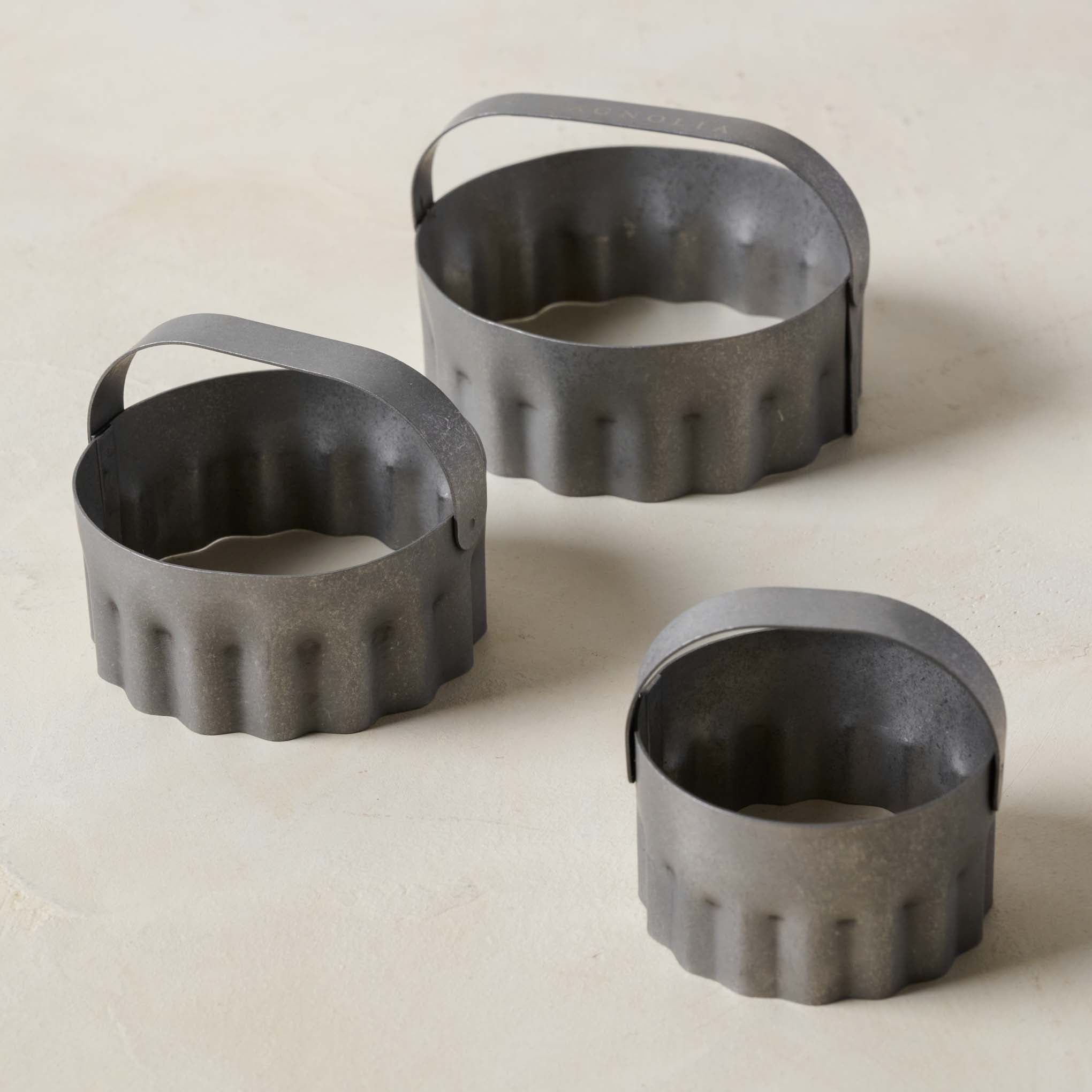 Magnolia Fluted Biscuit Cutters in various sizes $16.00
