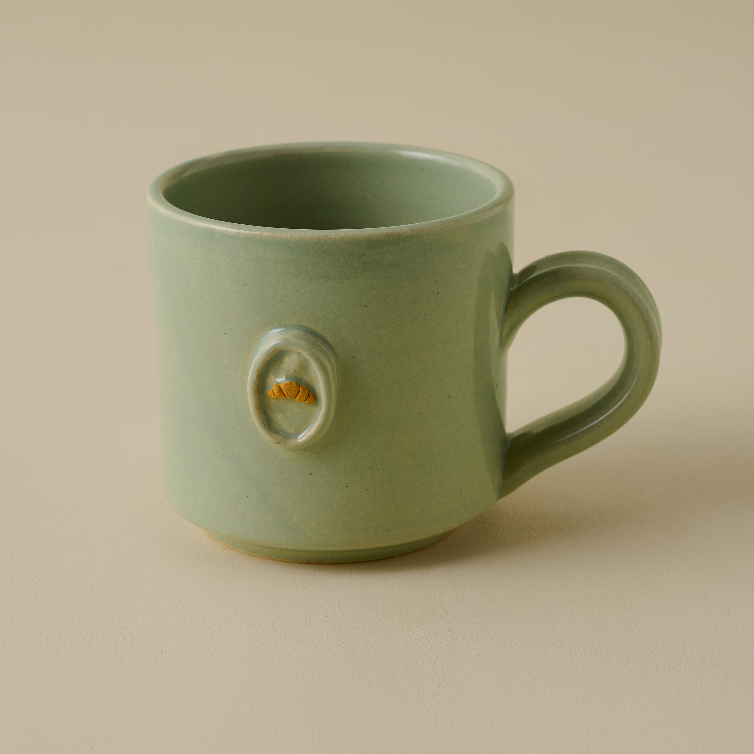 Black Oak Magnolia Press Croissant Mug $36.00