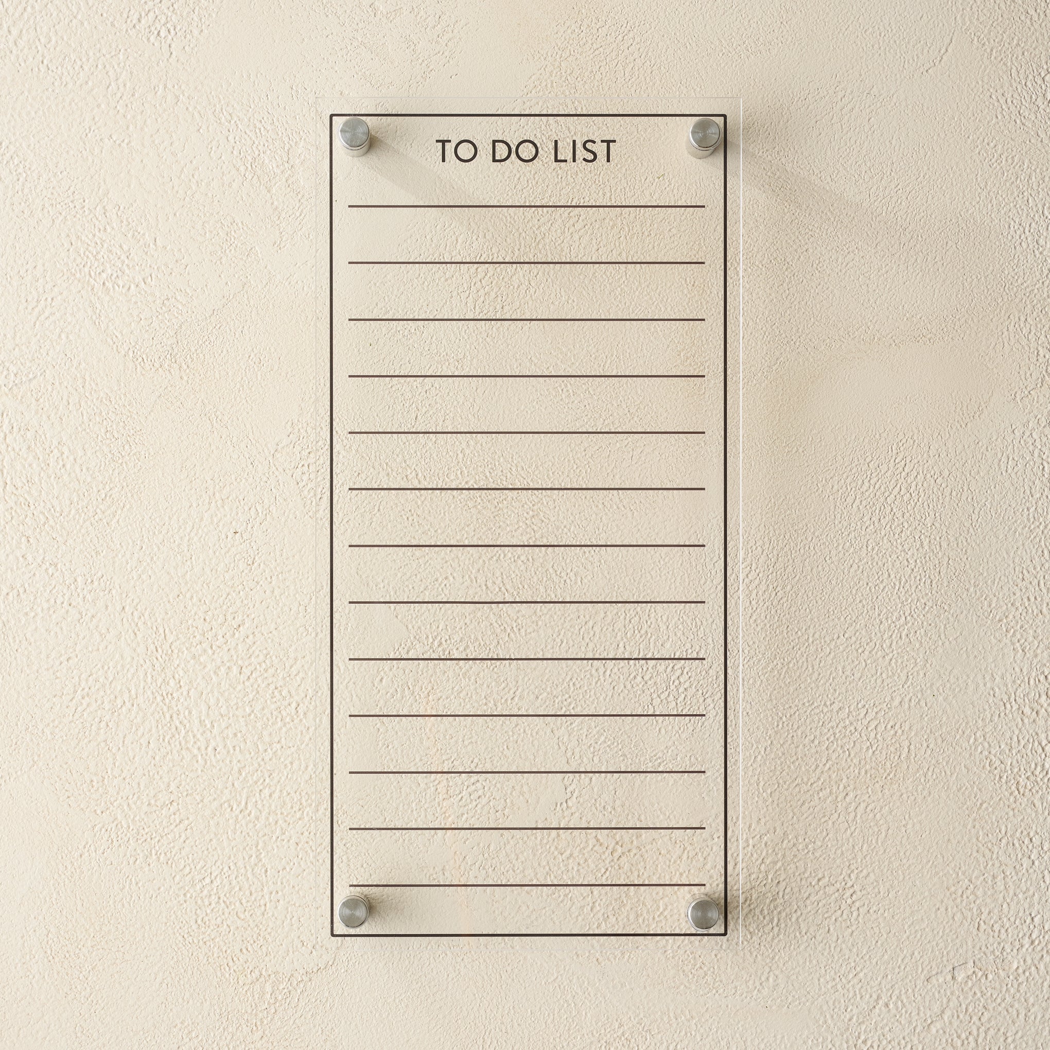 Acrylic To-Do List On sale for $14.99, discounted from $32.00