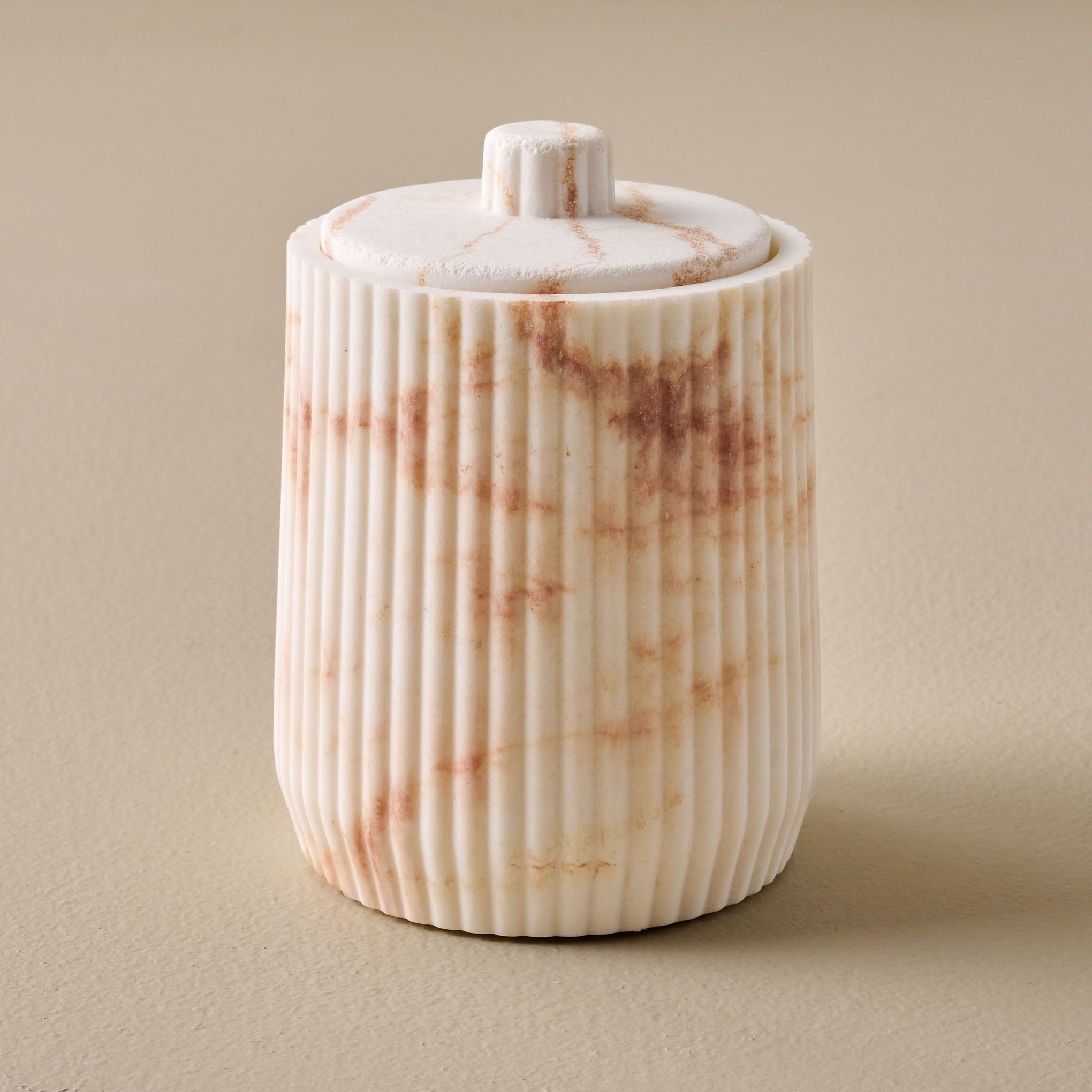 Fluted Quartz Canister On sale for $9.99, discounted from $16.00