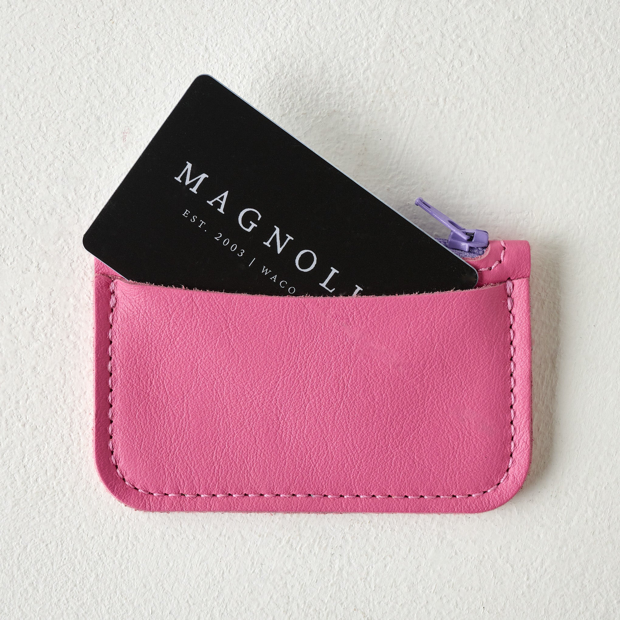 Pink Small Change Wallet $36.00
