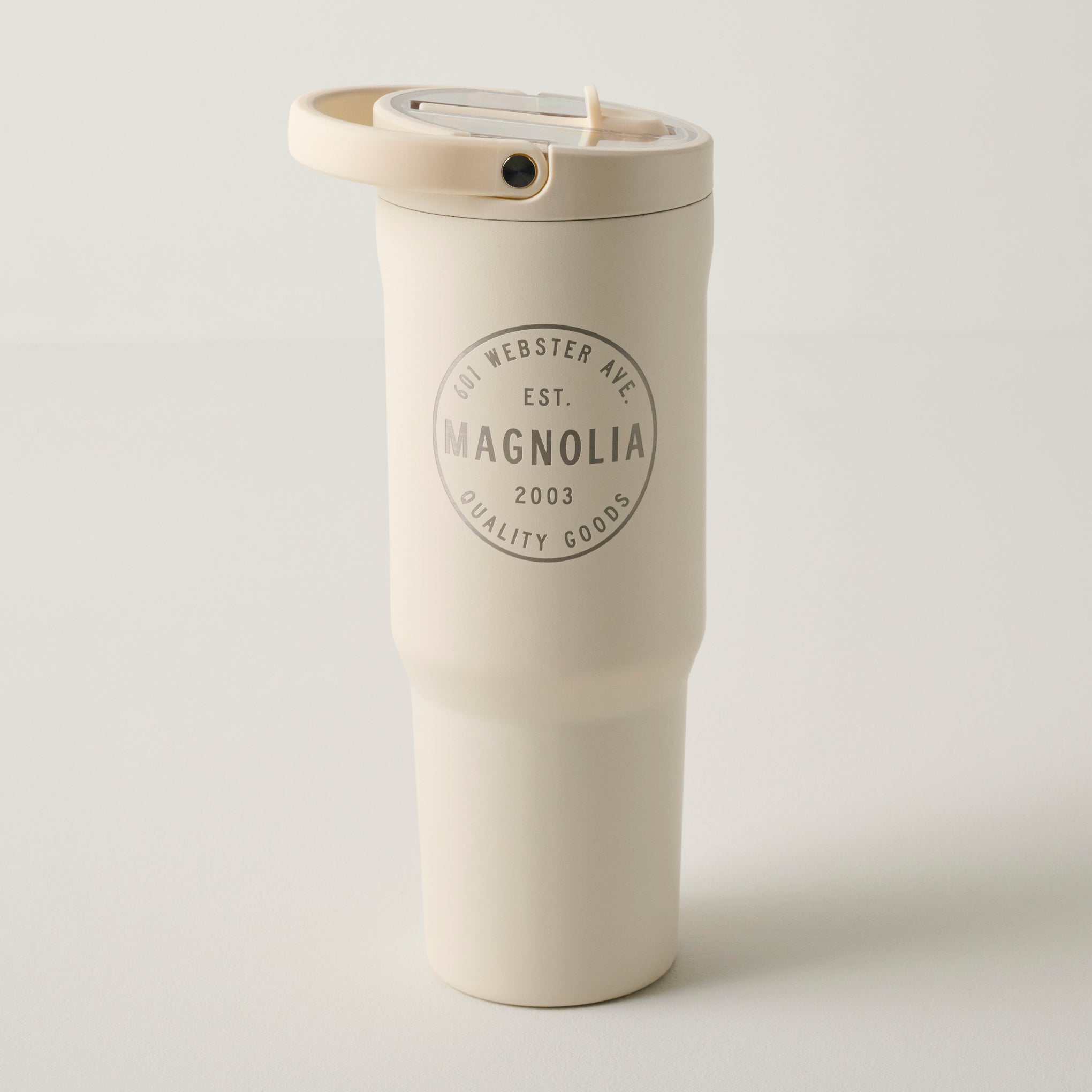 Magnolia Crest Cream 32oz Sport Tumbler $48.00