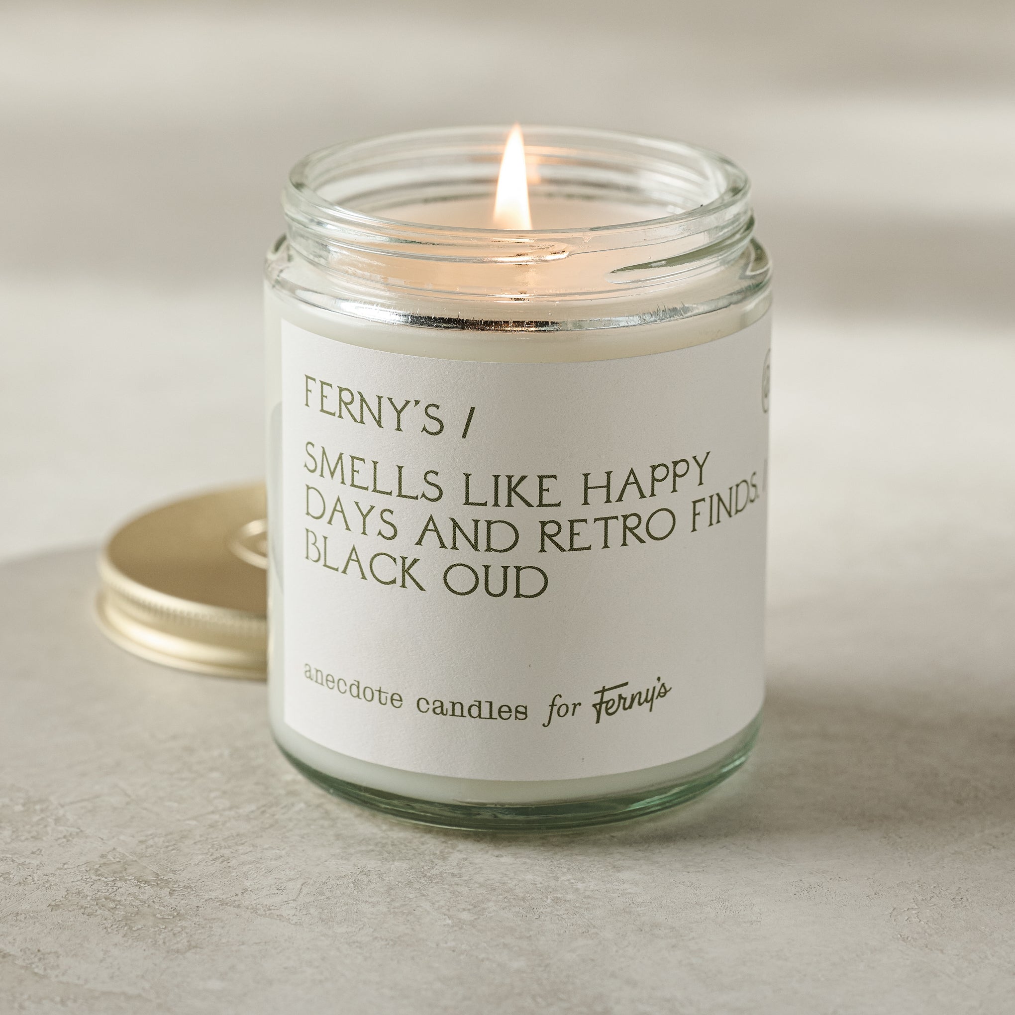 Ferny's Happy Days & Retro Finds Candle