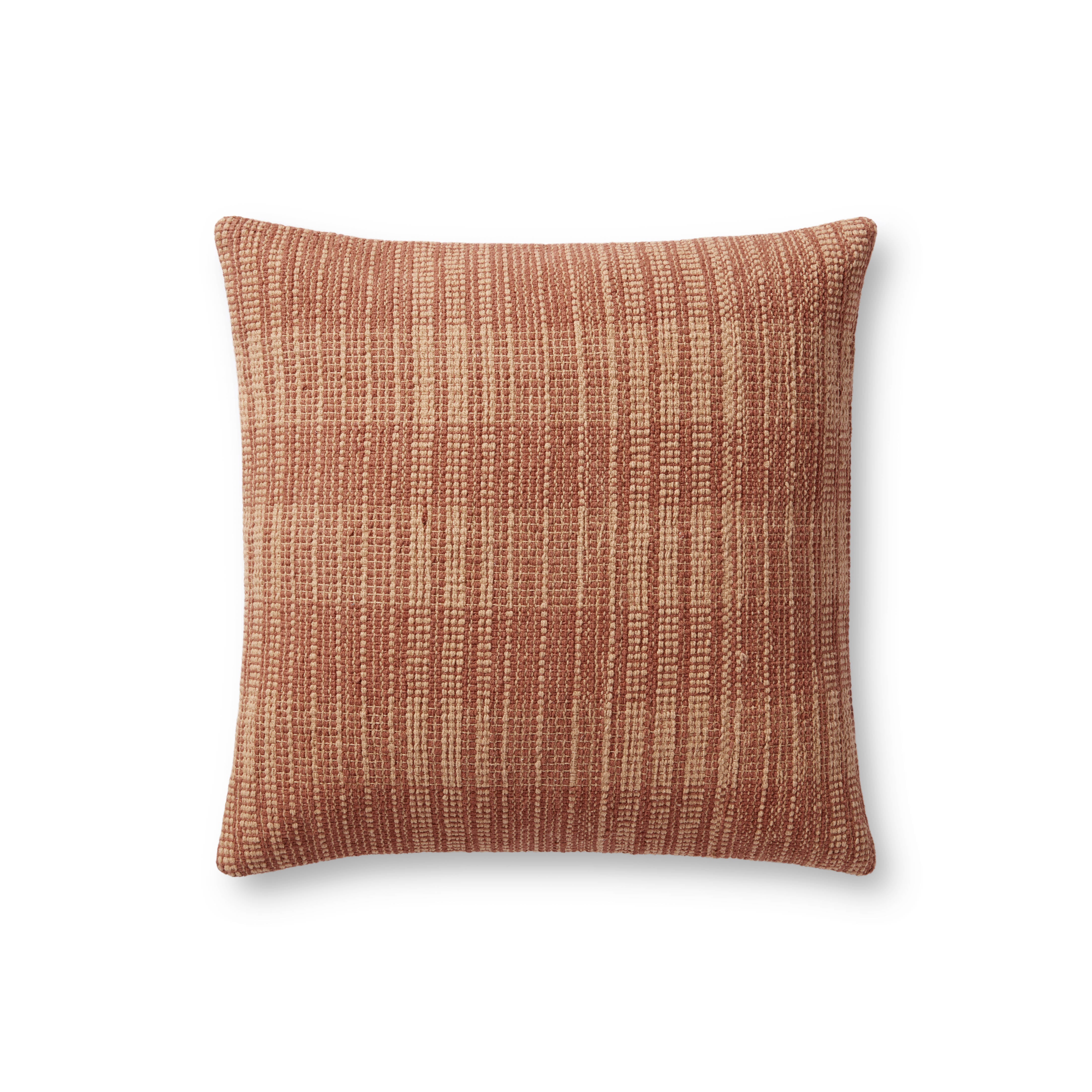 Penelope Terracotta 18'' x 18'' Cover w/Down Pillow $109.00