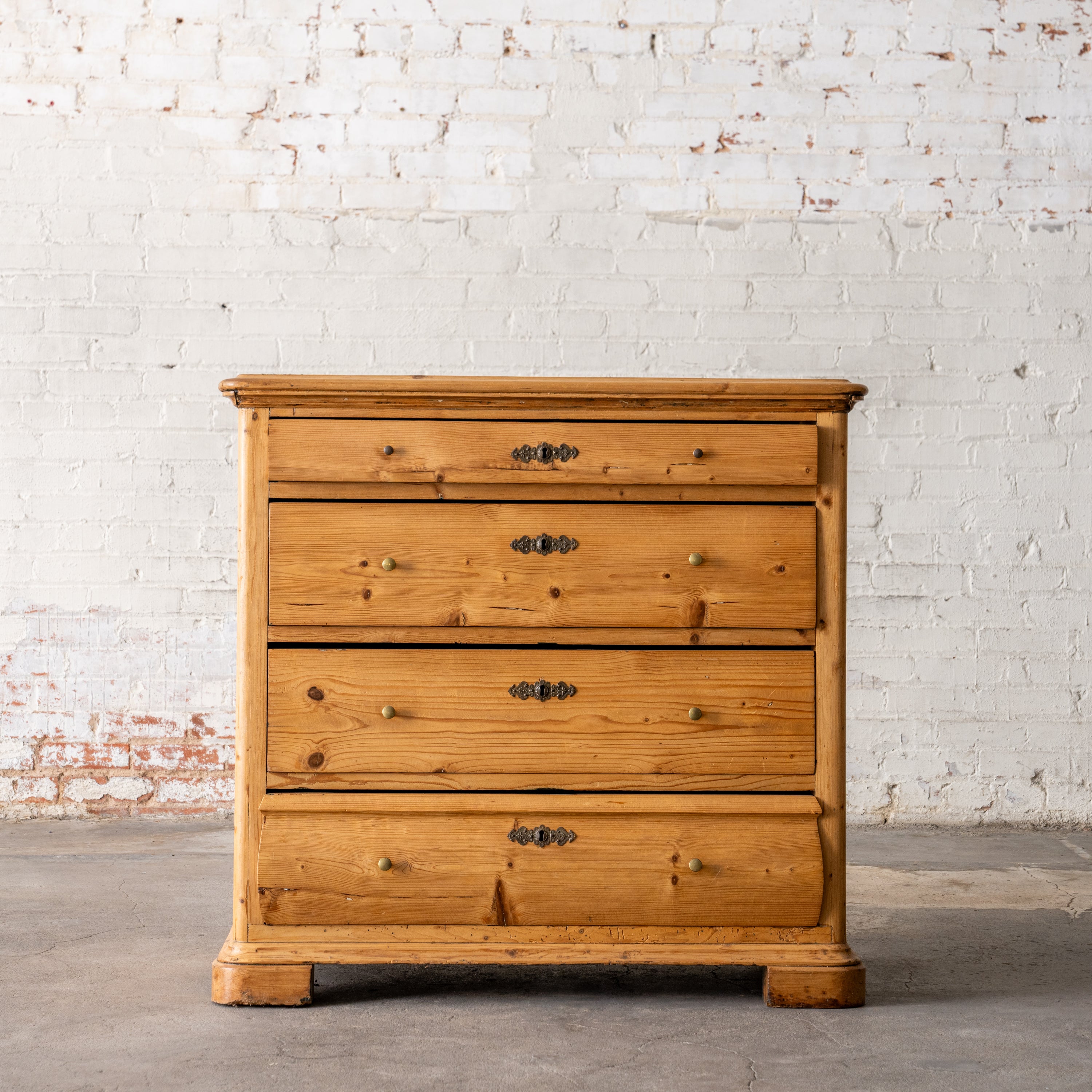 Antique Light Pine Chest of Drawers