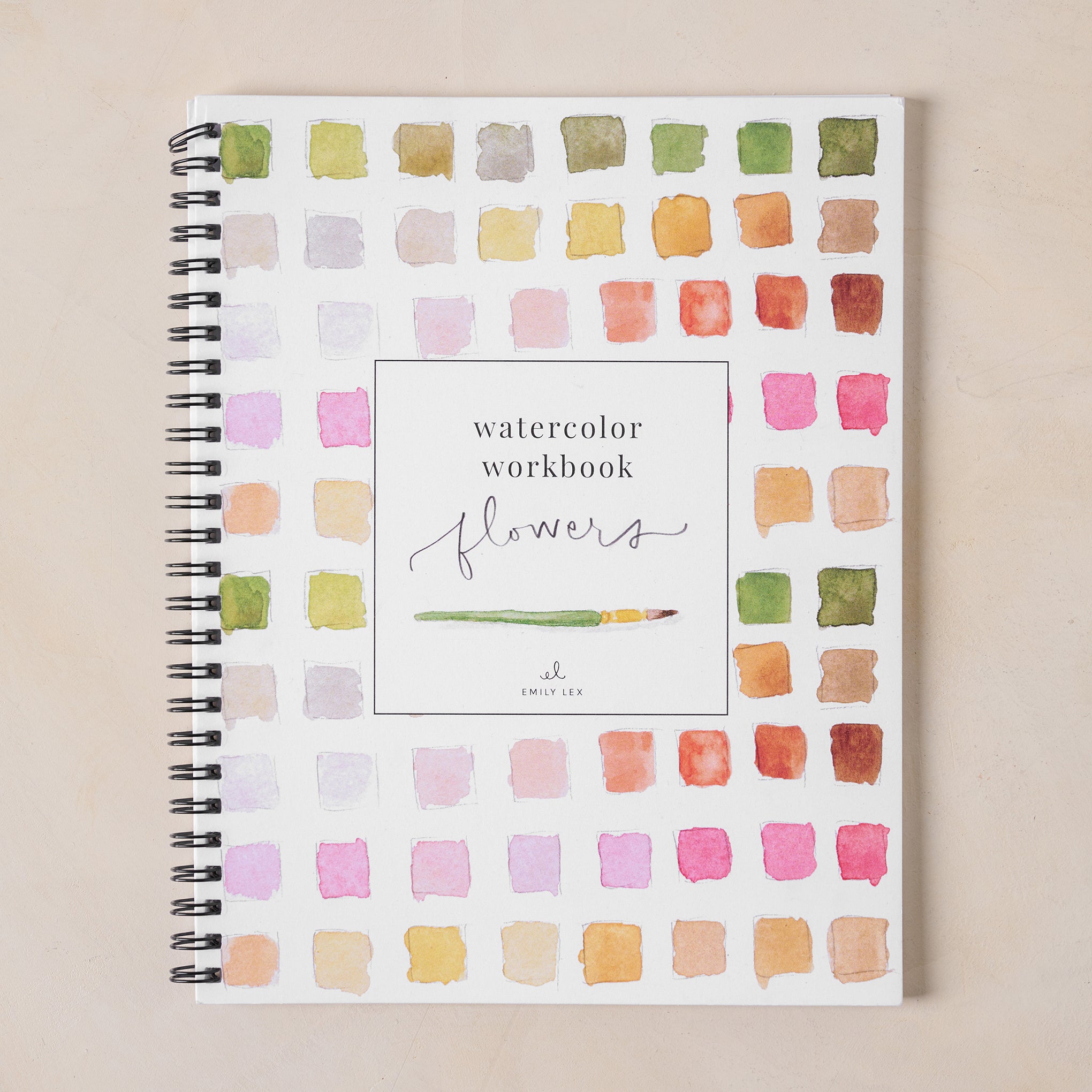 Flowers Watercolor Workbook $24.00