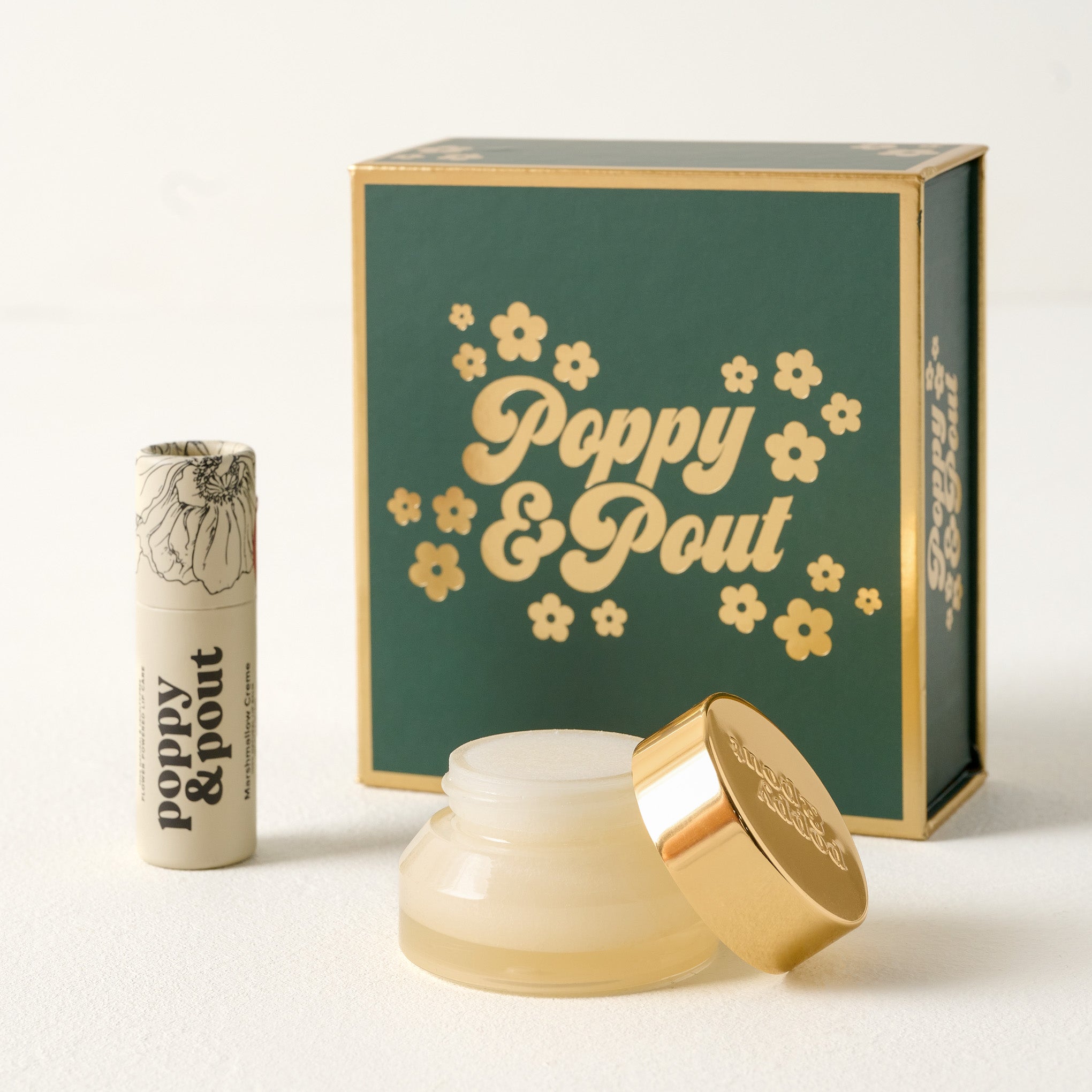 Poppy and Pout Lip Care Duo Set - Marshmallow Crème $24.90
