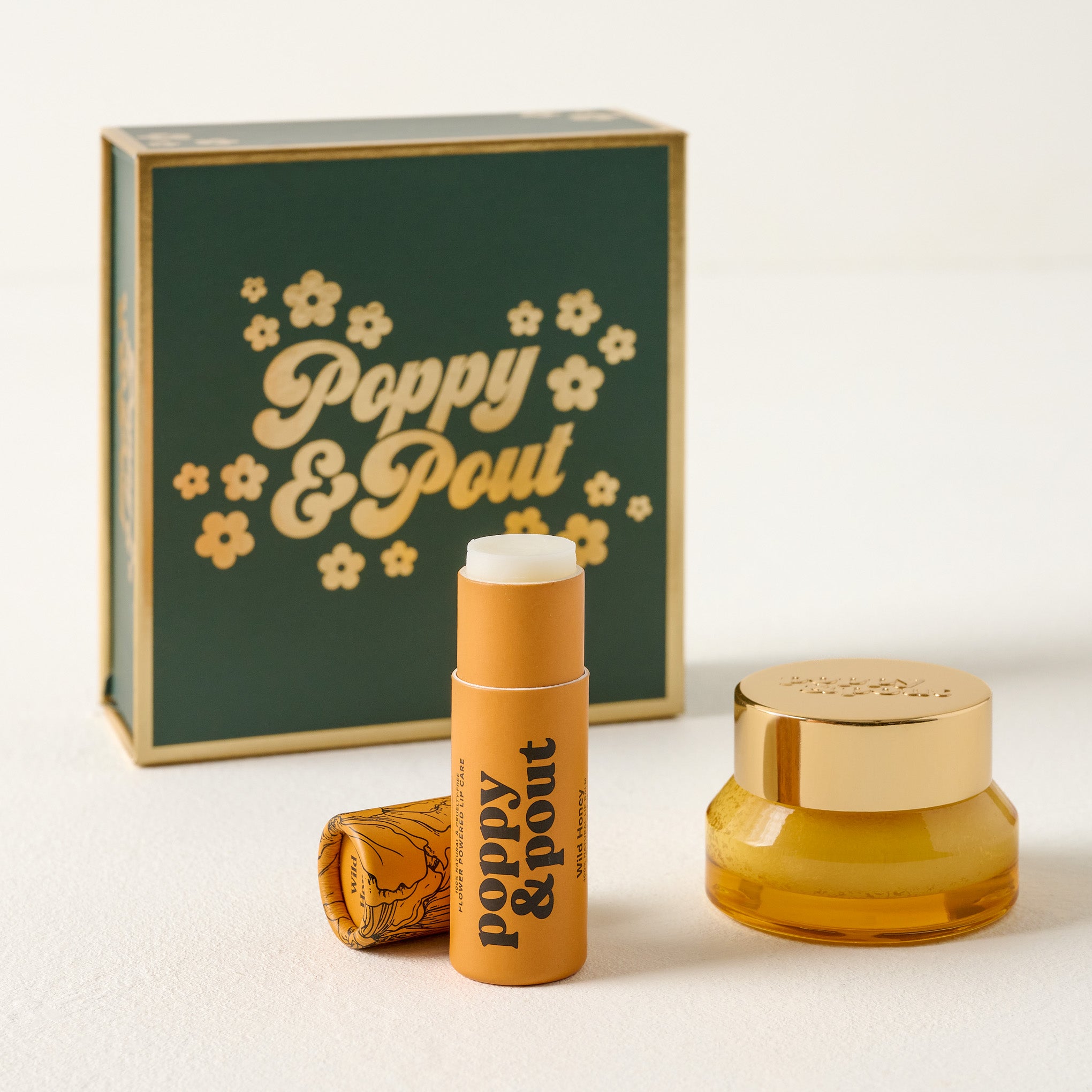 Poppy and Pout Lip Care Duo Set - Wild Honey