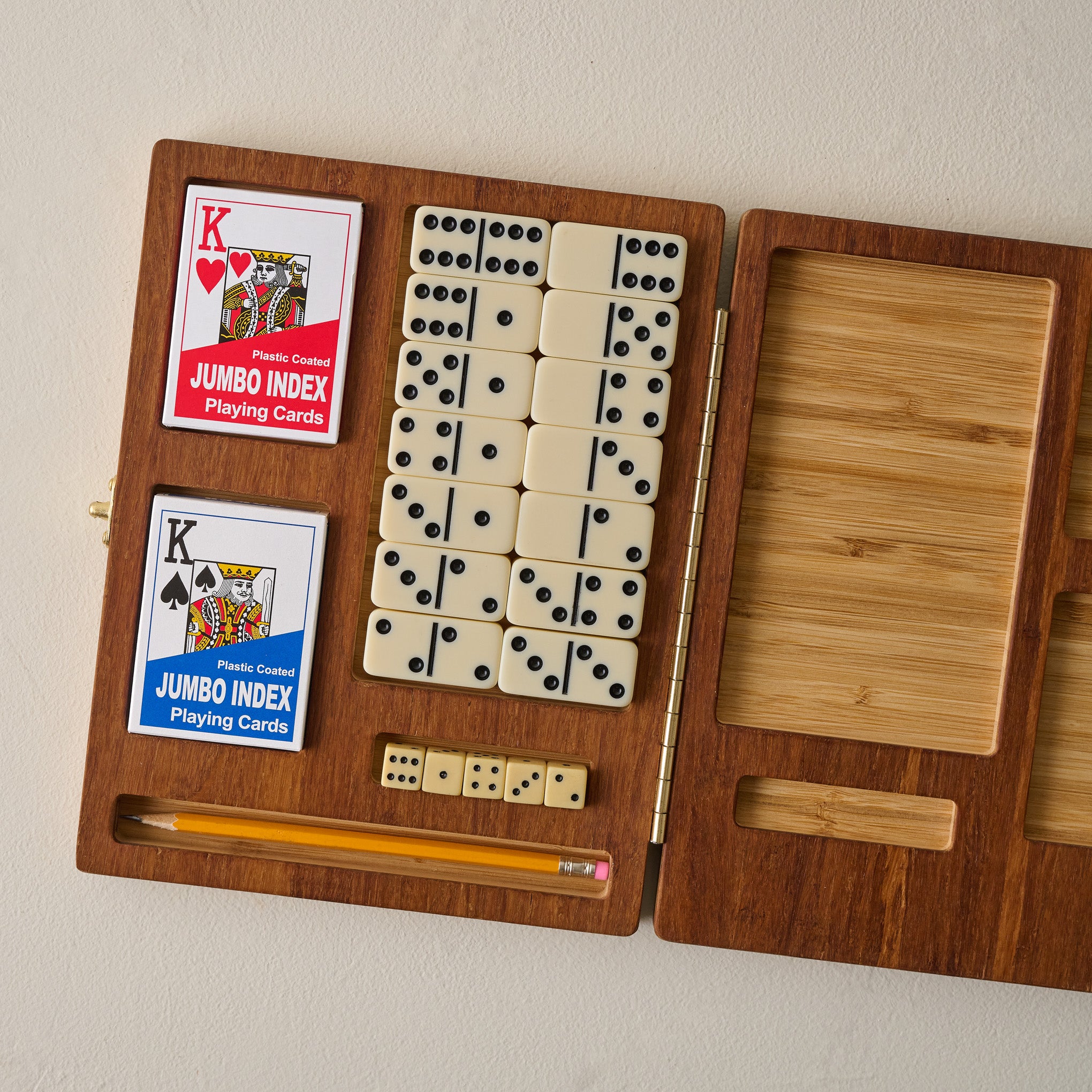 Wooden Poker Set