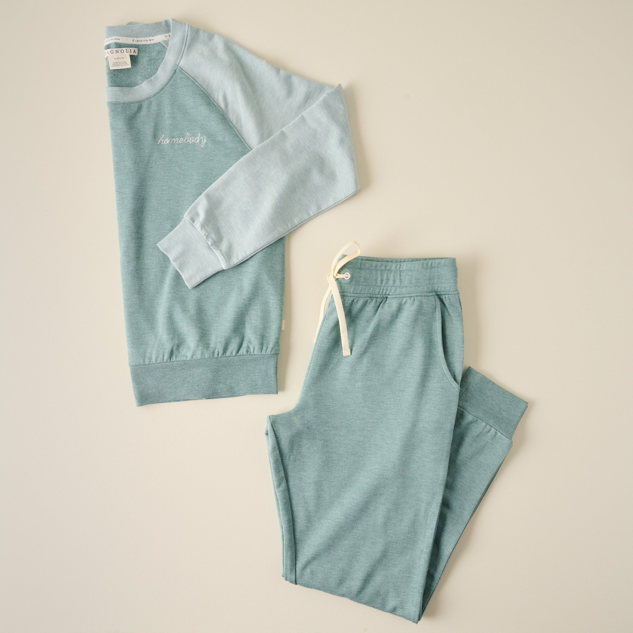 Homebody Alpine Colorblocked Crewneck Loungewear Set $78.00