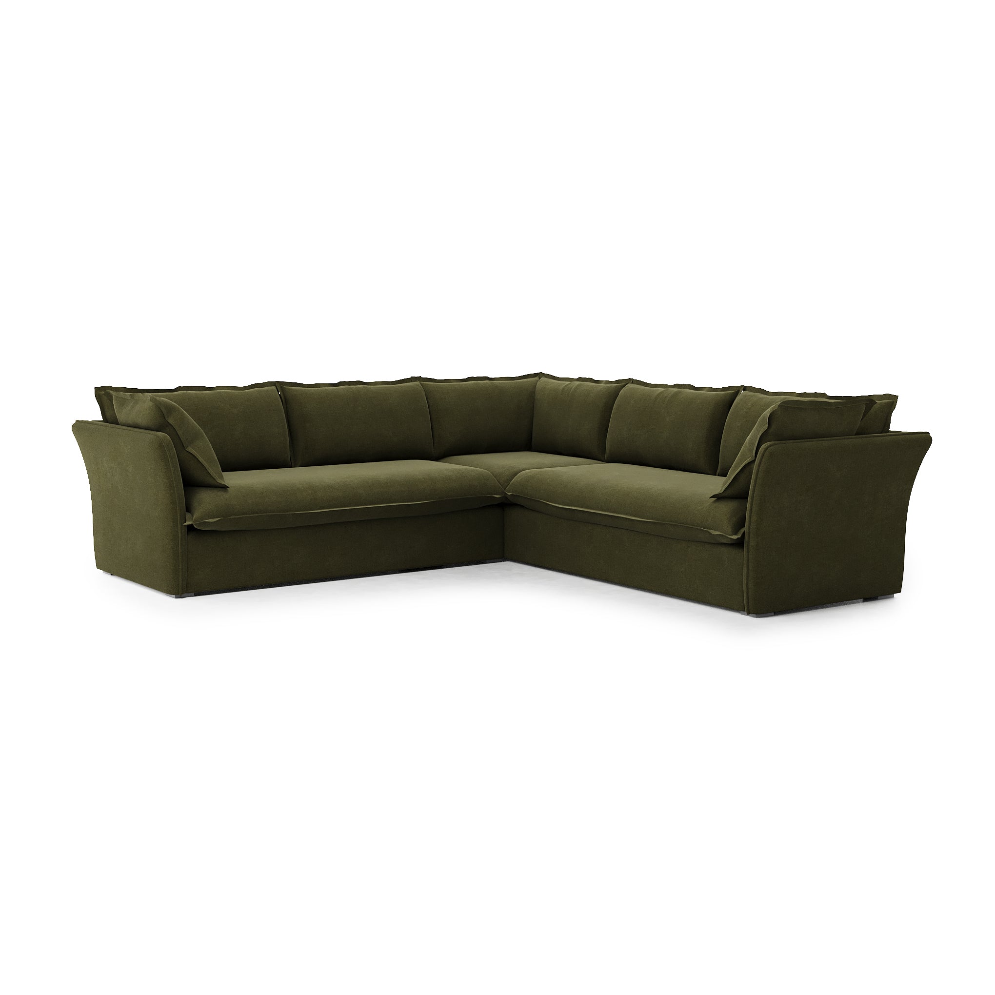 Sunday Sectional forest velvet Items range from $5999.00 to $6199.00