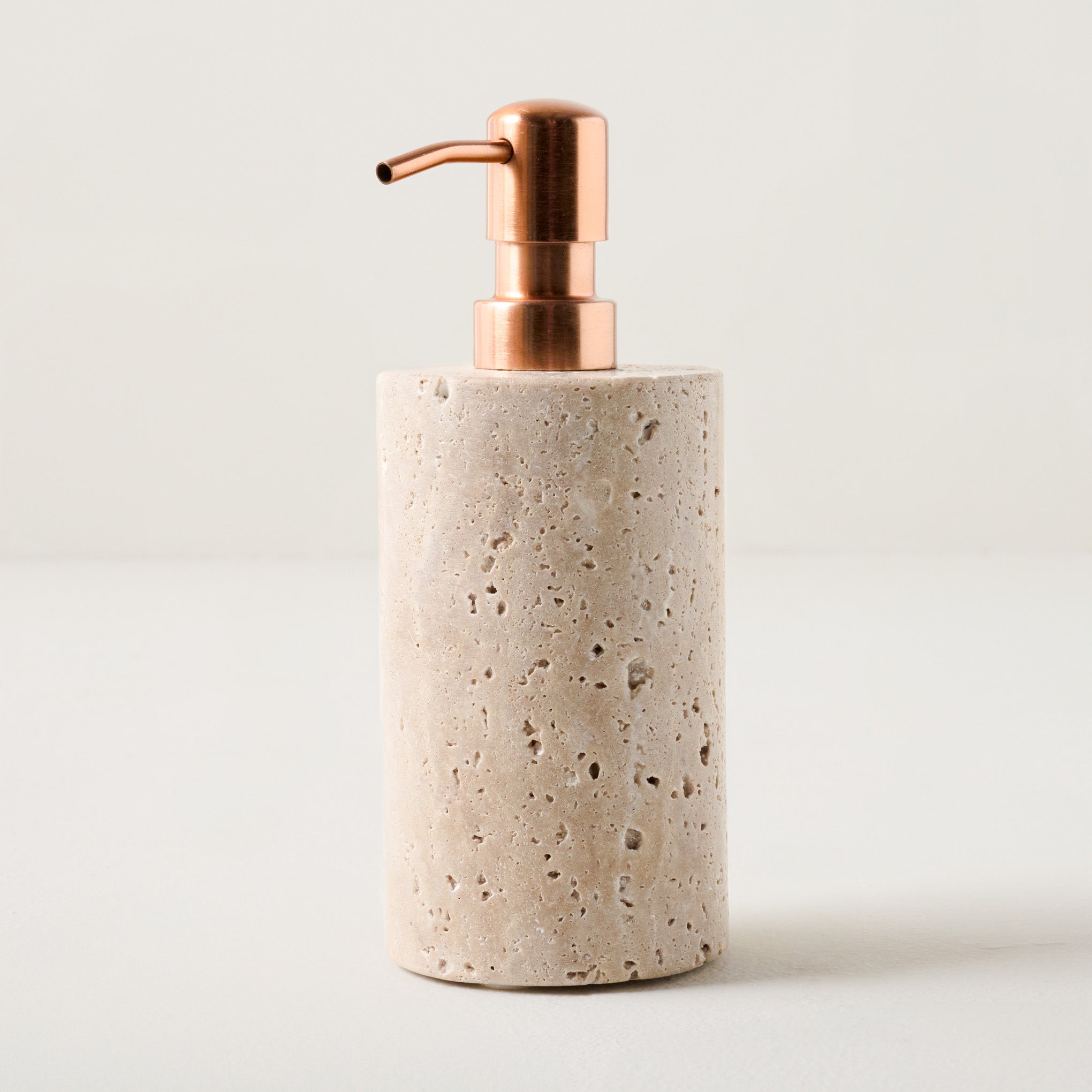 Travertine Soap Dispenser