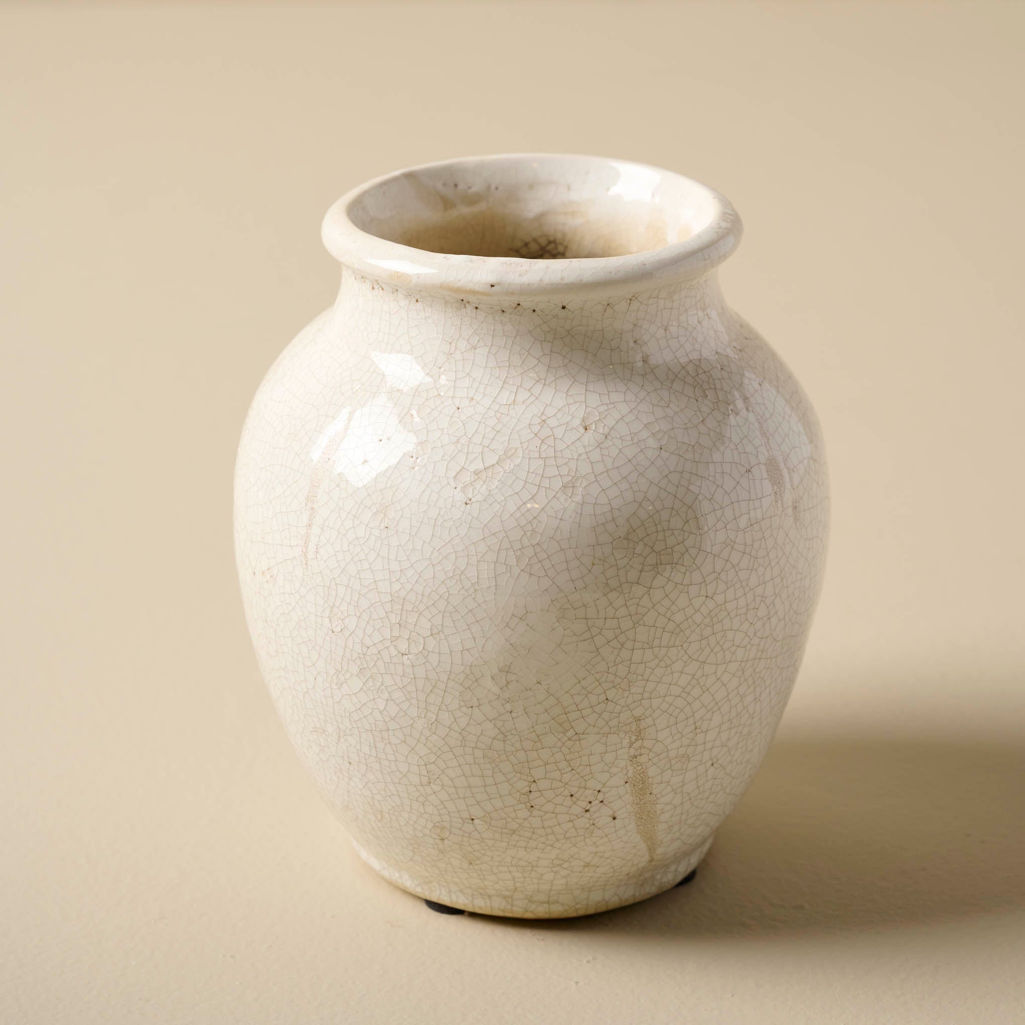 Marie Distressed Crackle Vase