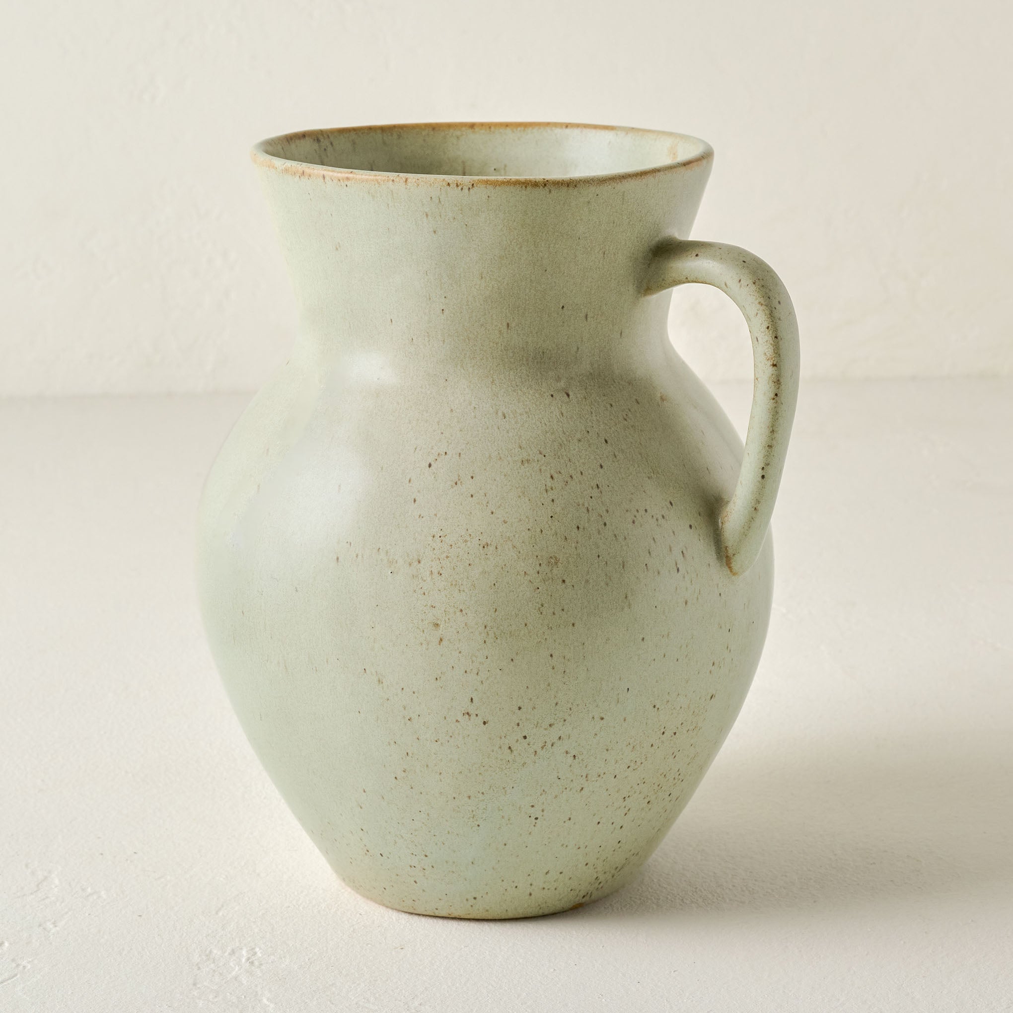 Large Rustic Green Vase