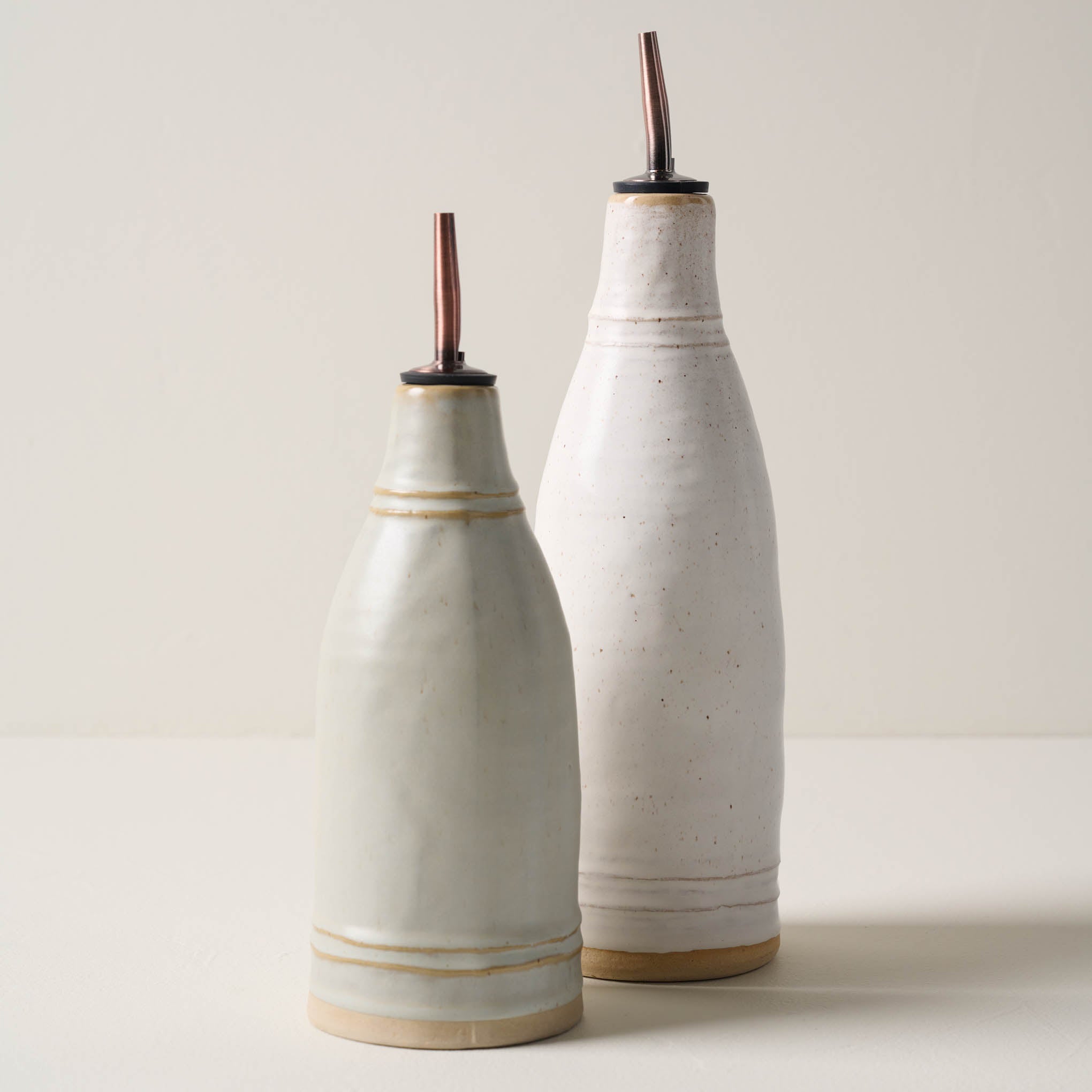 French Grey Vinegar Pour with french white oil pour
