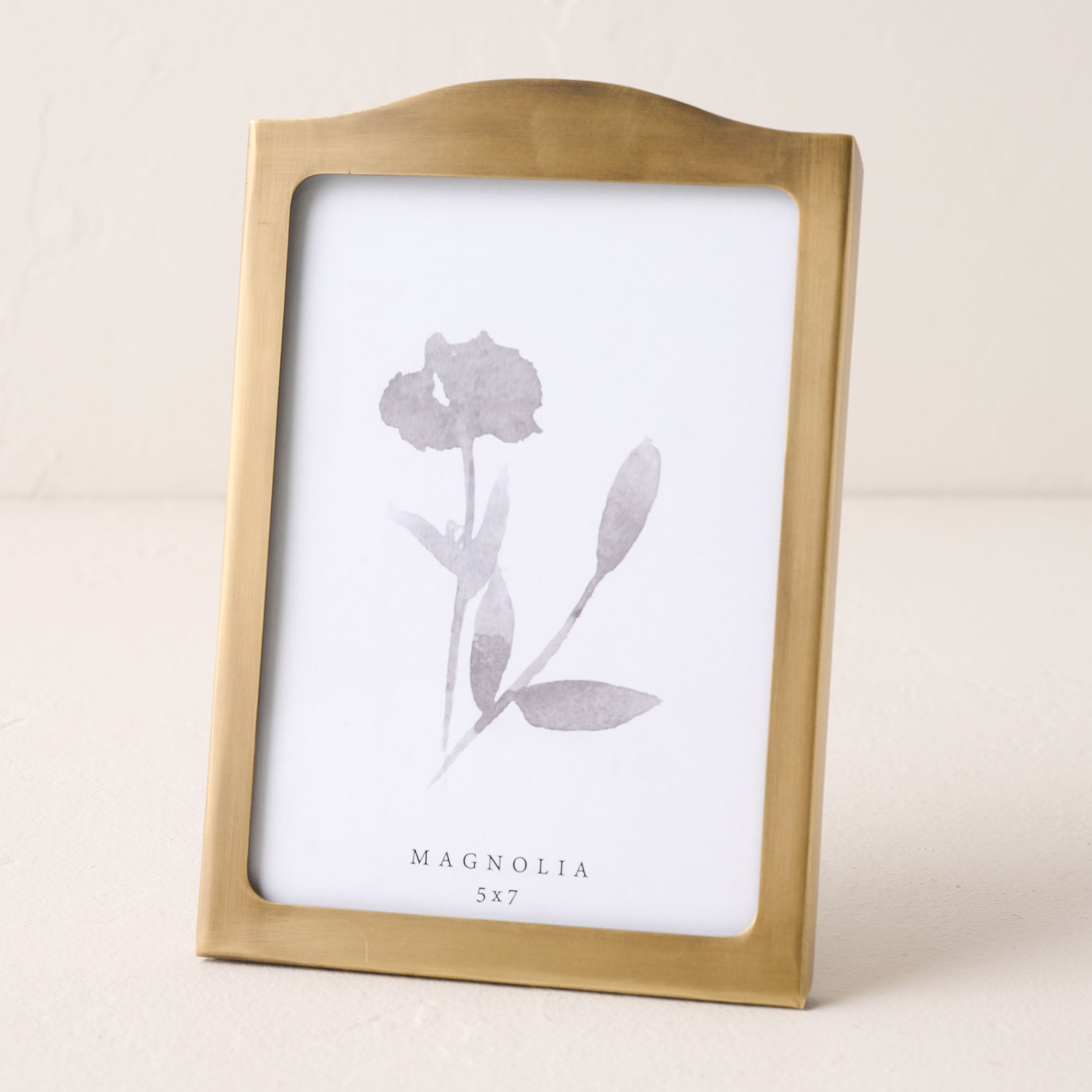 Beveled Antique Brass Photo Frame 5x7