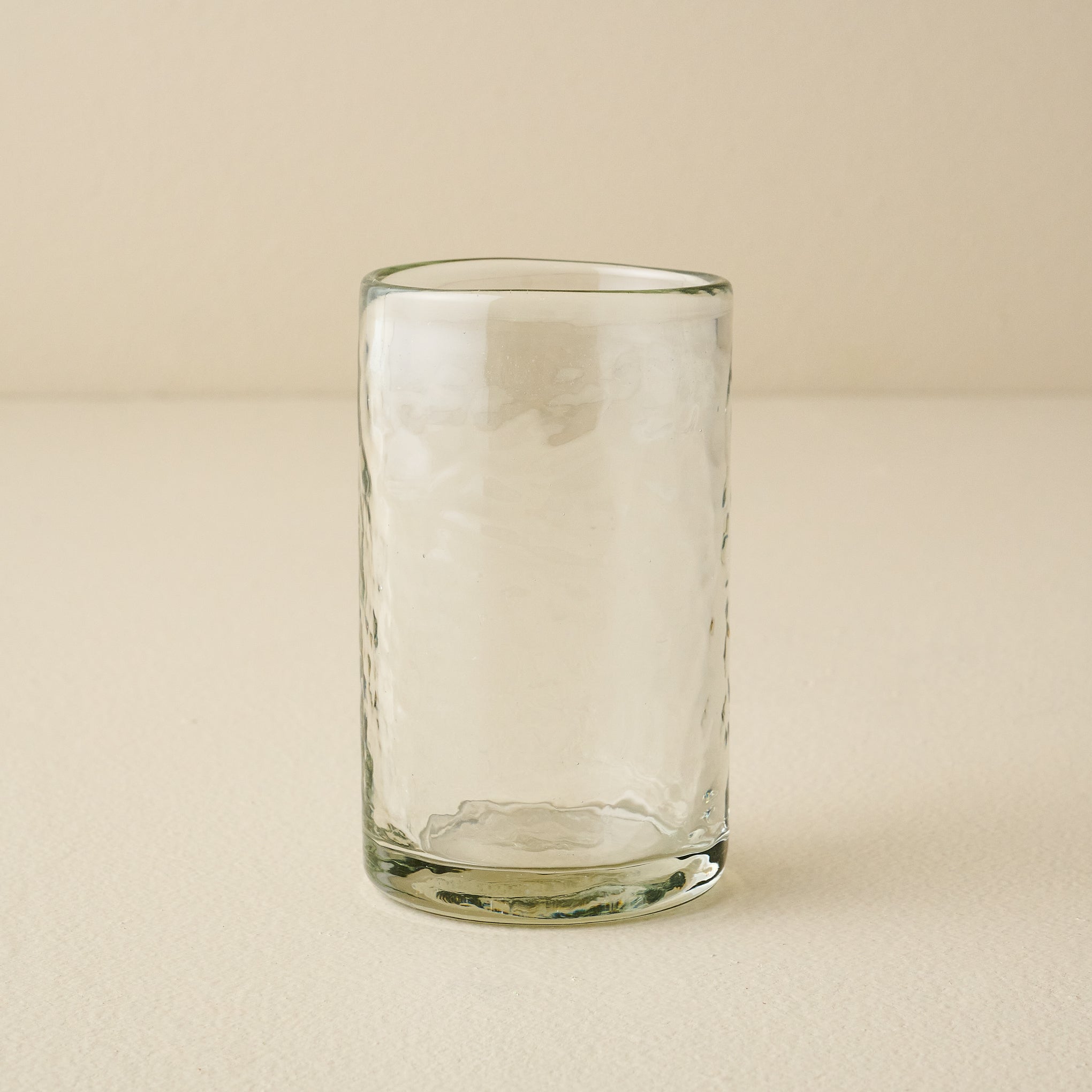 Rustic Glass Tumbler close up