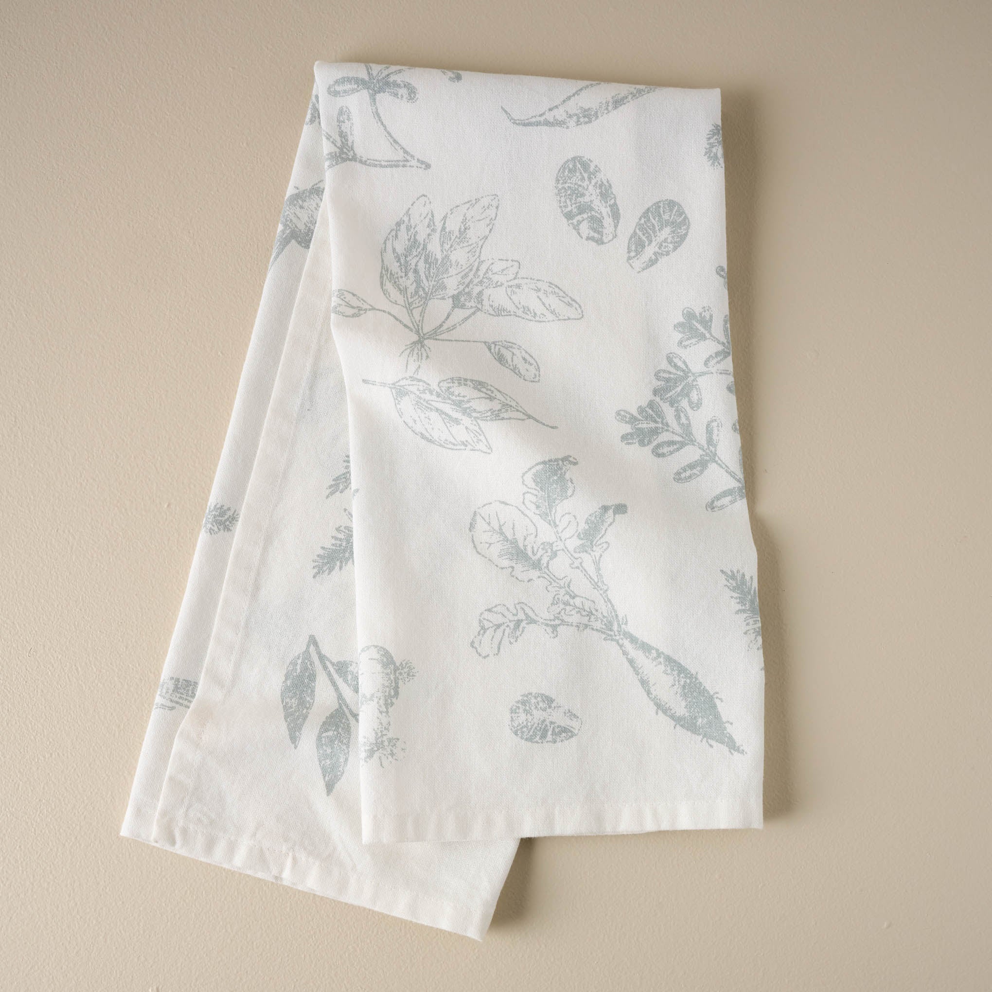 Magnolia Veggie Print Tea Towel $16.00