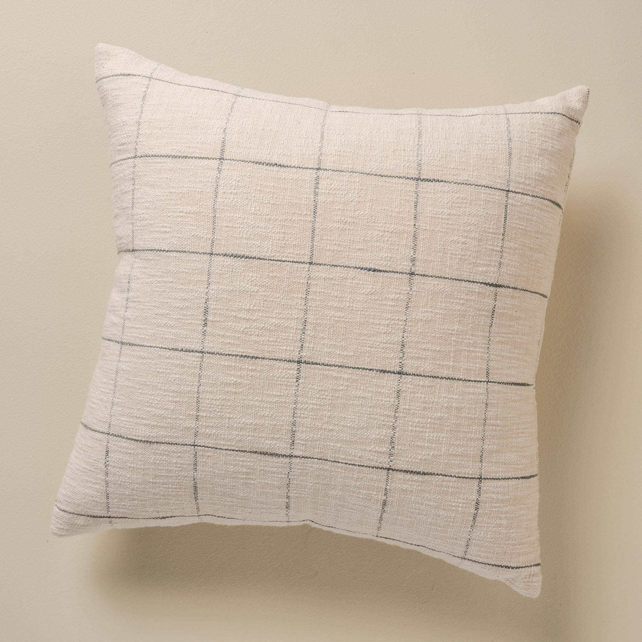 Josie Textured Pillow in steel blue