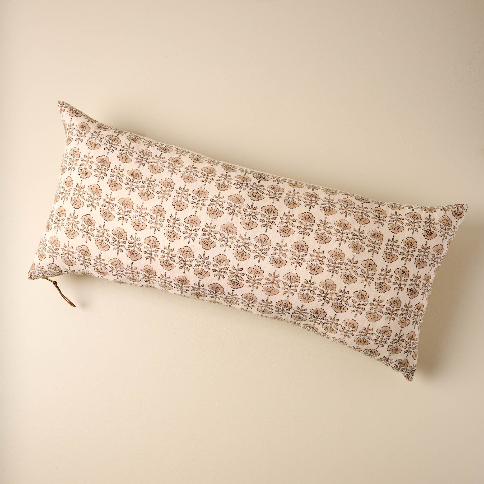 Flora Natural Large Lumbar Pillow $88.00