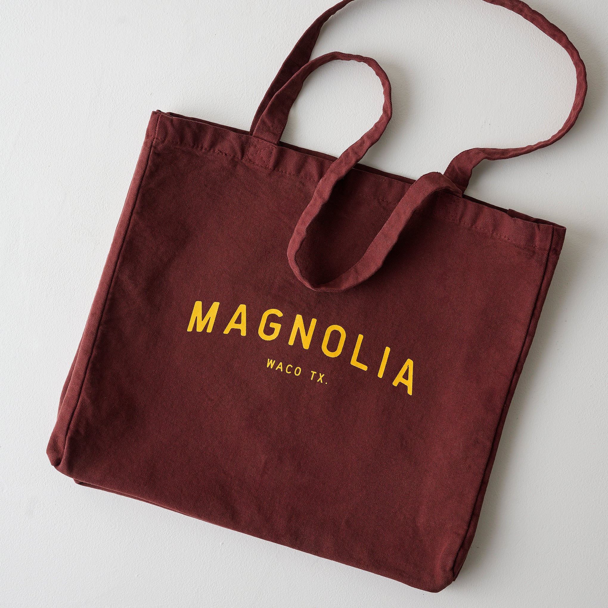 Magnolia Burgundy Arched Tote $30.00